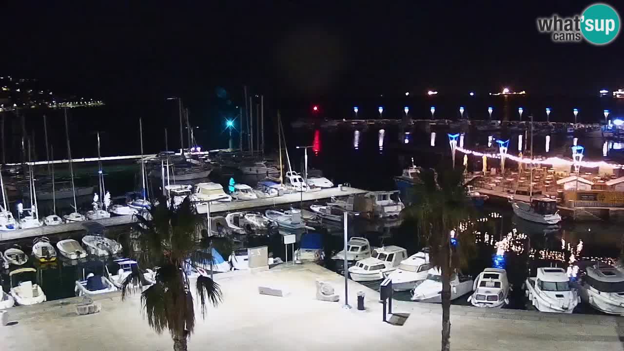 Webcam Capodistria – marina e lungo mare dall’Hotel Grand Koper