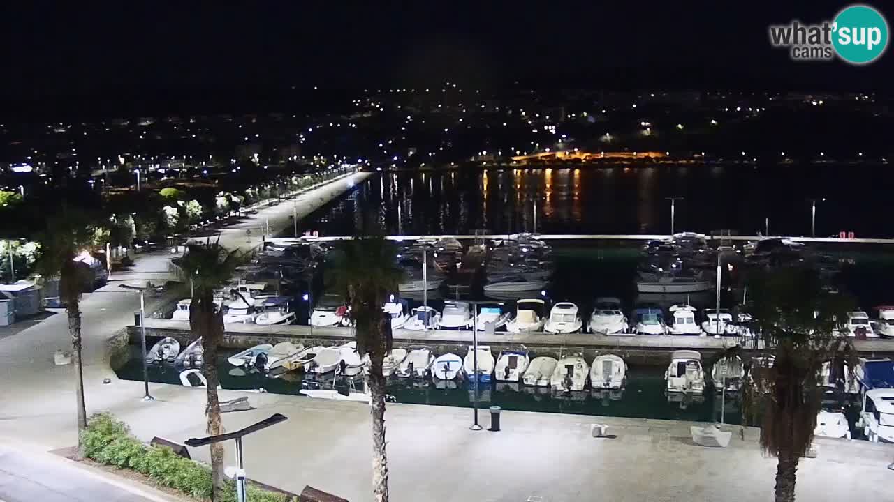 Web kamera Koper – marina i promenada – hotel Grand Koper