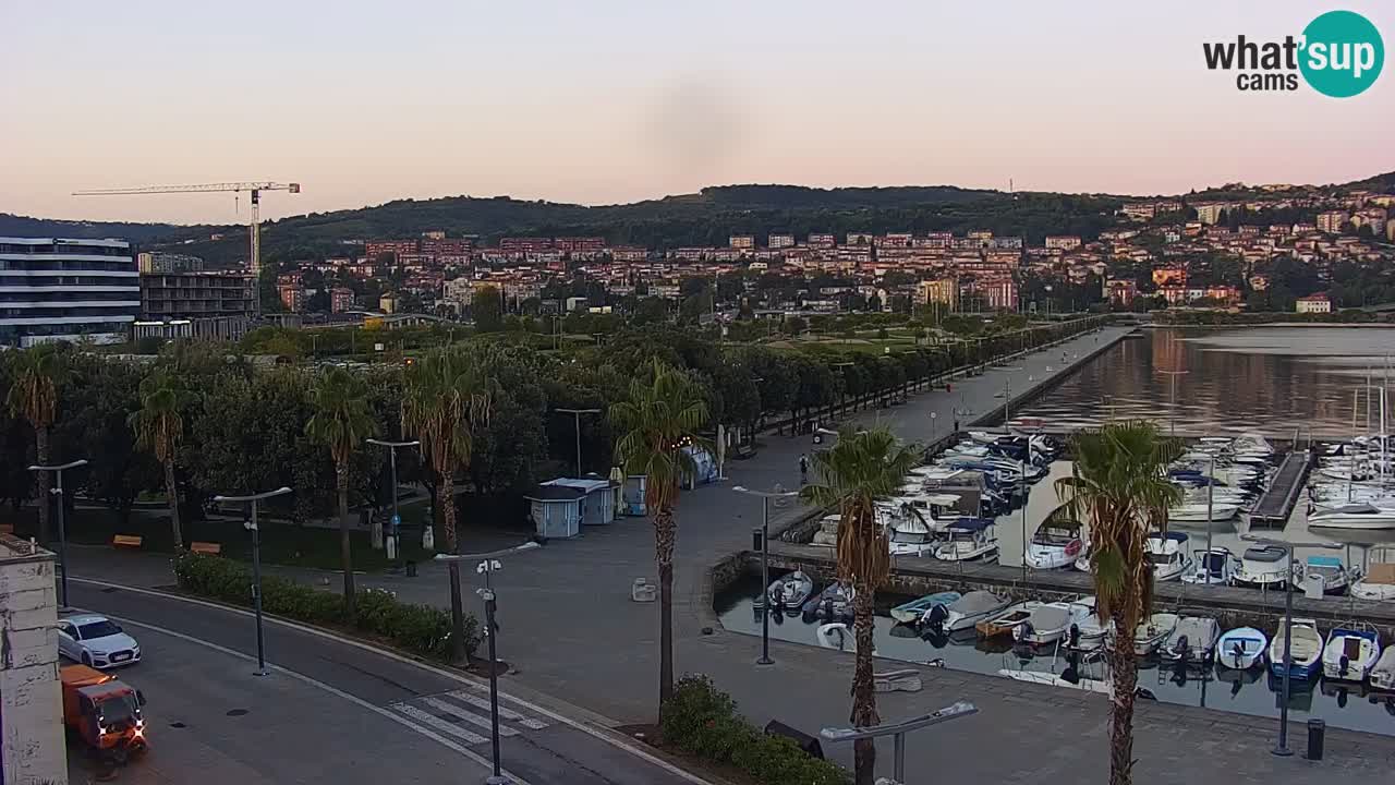 Webcam Capodistria – marina e lungo mare dall’Hotel Grand Koper