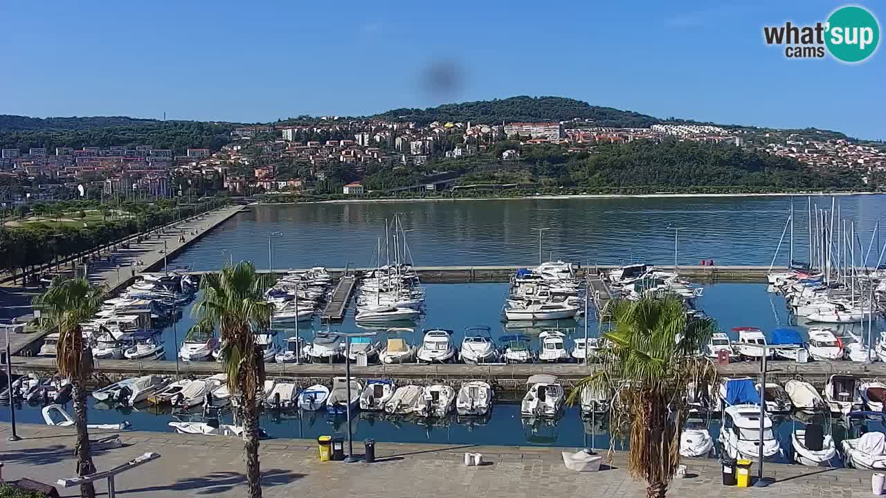 The Port of Koper live webcam – cruise and cargo port – Slovenia
