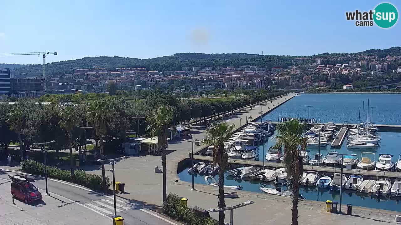The Port of Koper live webcam – cruise and cargo port – Slovenia