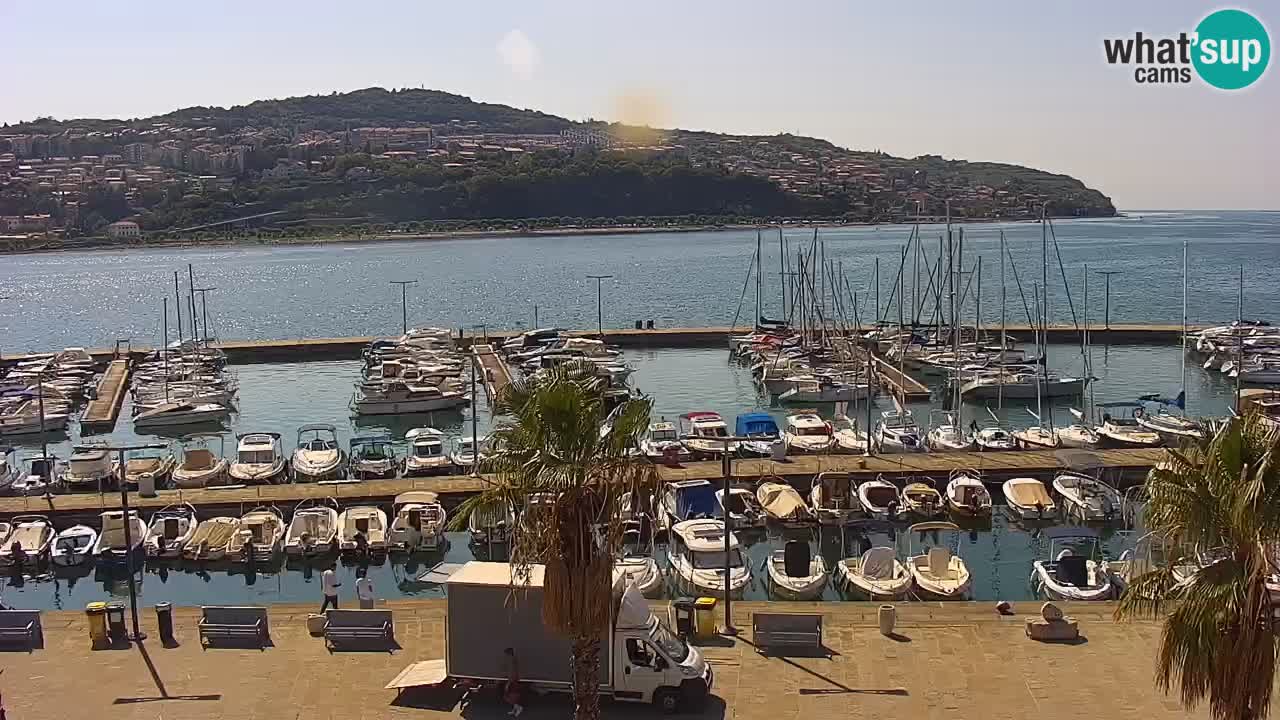 Web kamera Koper – marina i promenada – hotel Grand Koper
