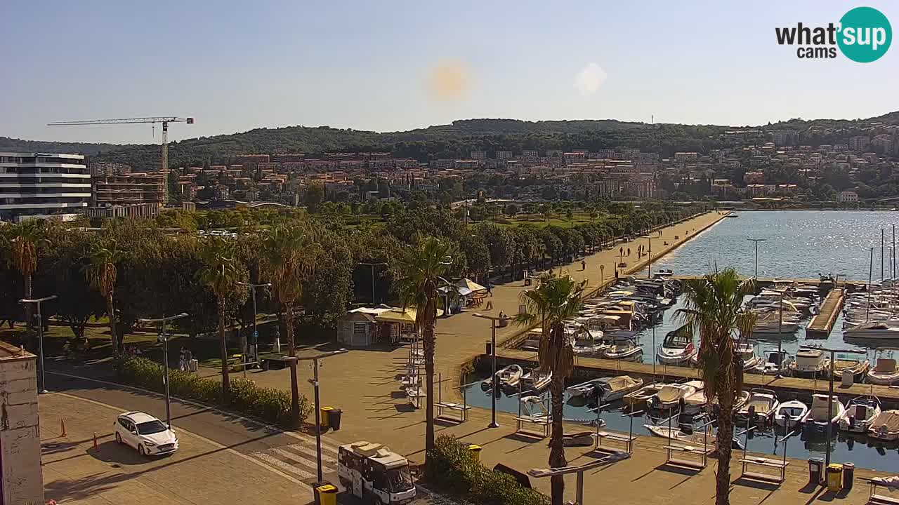 Webcam en vivo del Puerto de Koper – puerto de carga y cruceros – Eslovenia