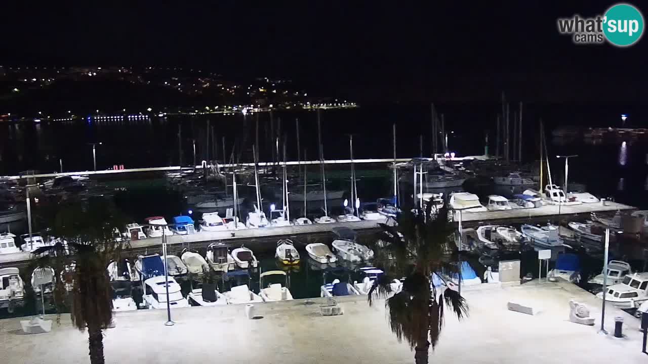 Web kamera Koper – marina i promenada – hotel Grand Koper