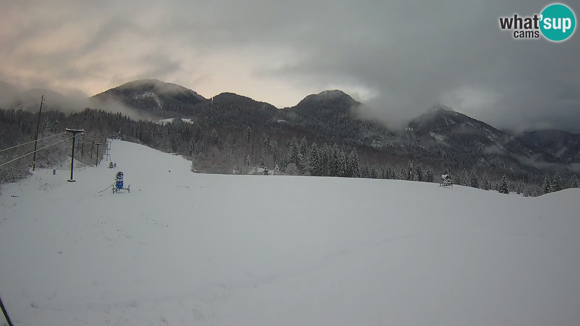 Estación de esquí webcam en vivo – Smučišče Kozji hrbet – Bohinjska Bistrica – Eslovenia