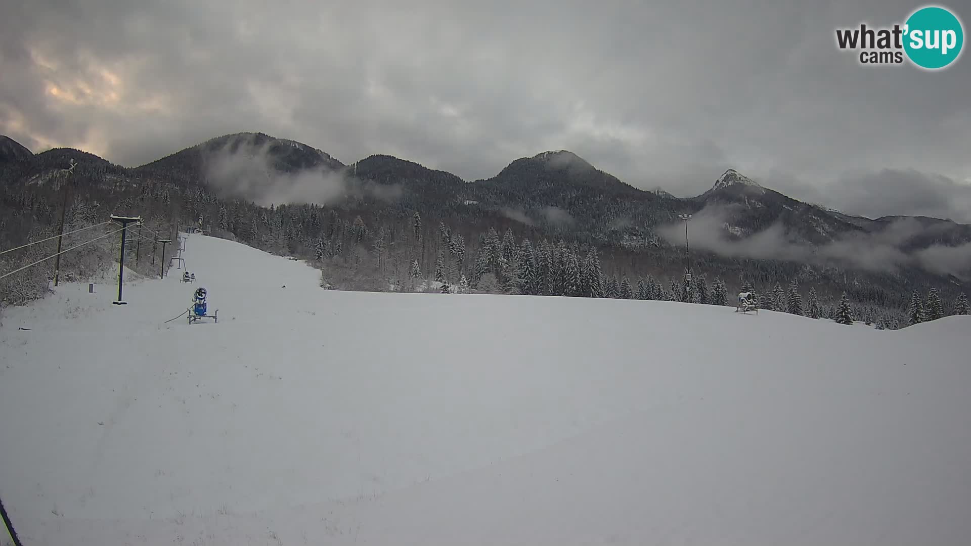 Estación de esquí webcam en vivo – Smučišče Kozji hrbet – Bohinjska Bistrica – Eslovenia