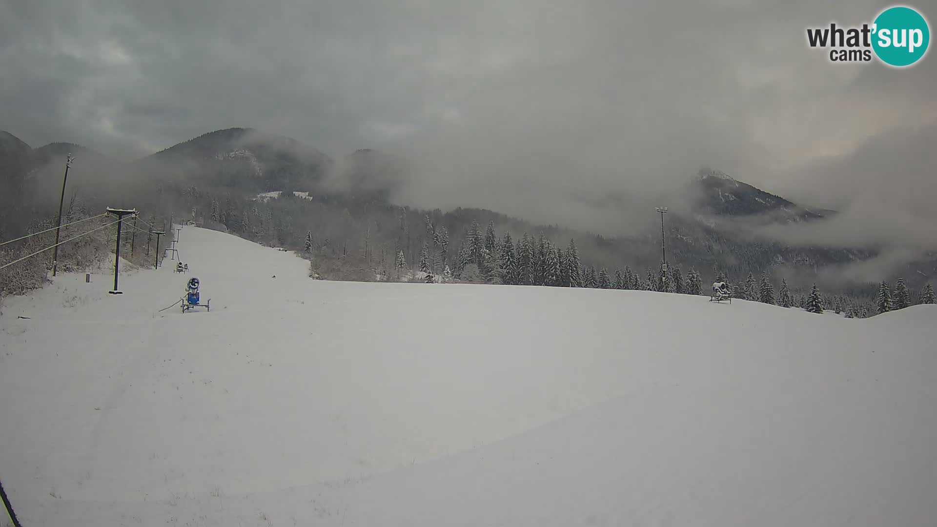 Estación de esquí webcam en vivo – Smučišče Kozji hrbet – Bohinjska Bistrica – Eslovenia