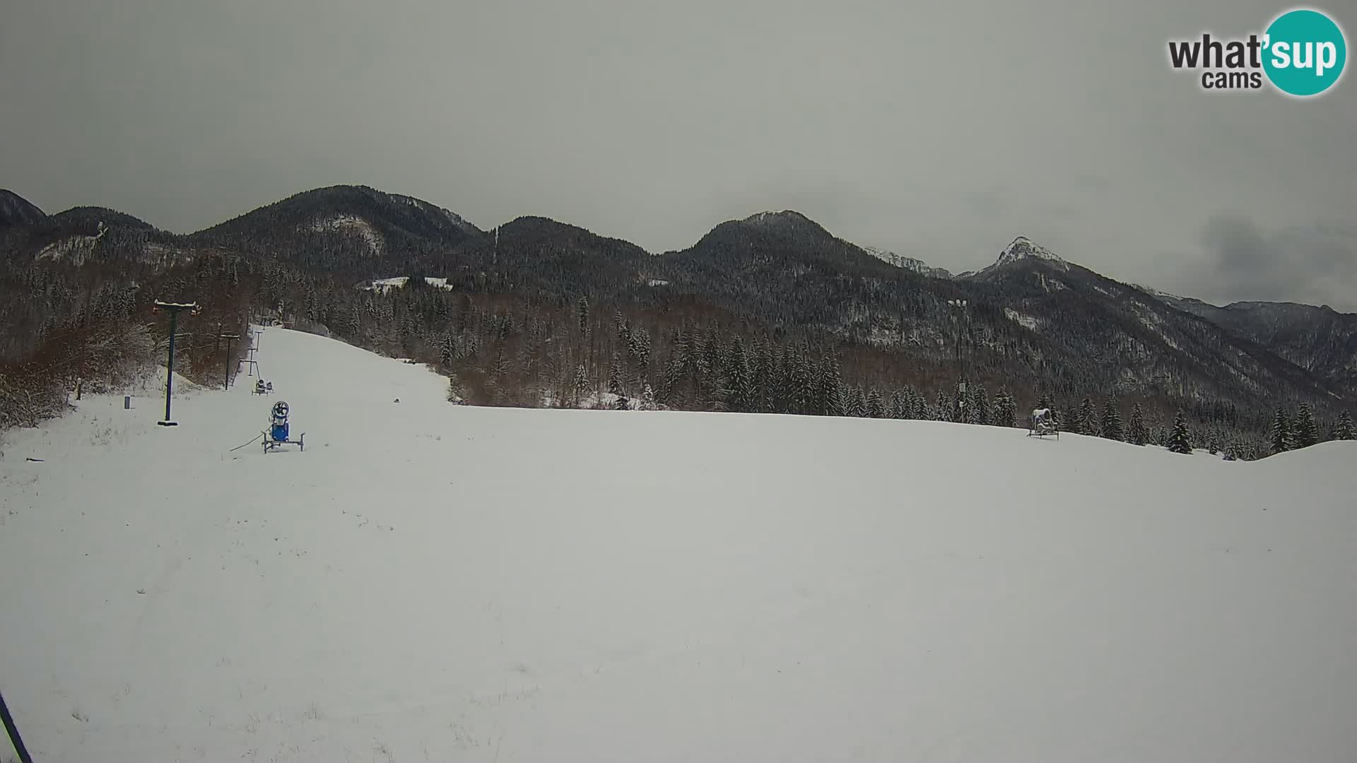 Estación de esquí webcam en vivo – Smučišče Kozji hrbet – Bohinjska Bistrica – Eslovenia