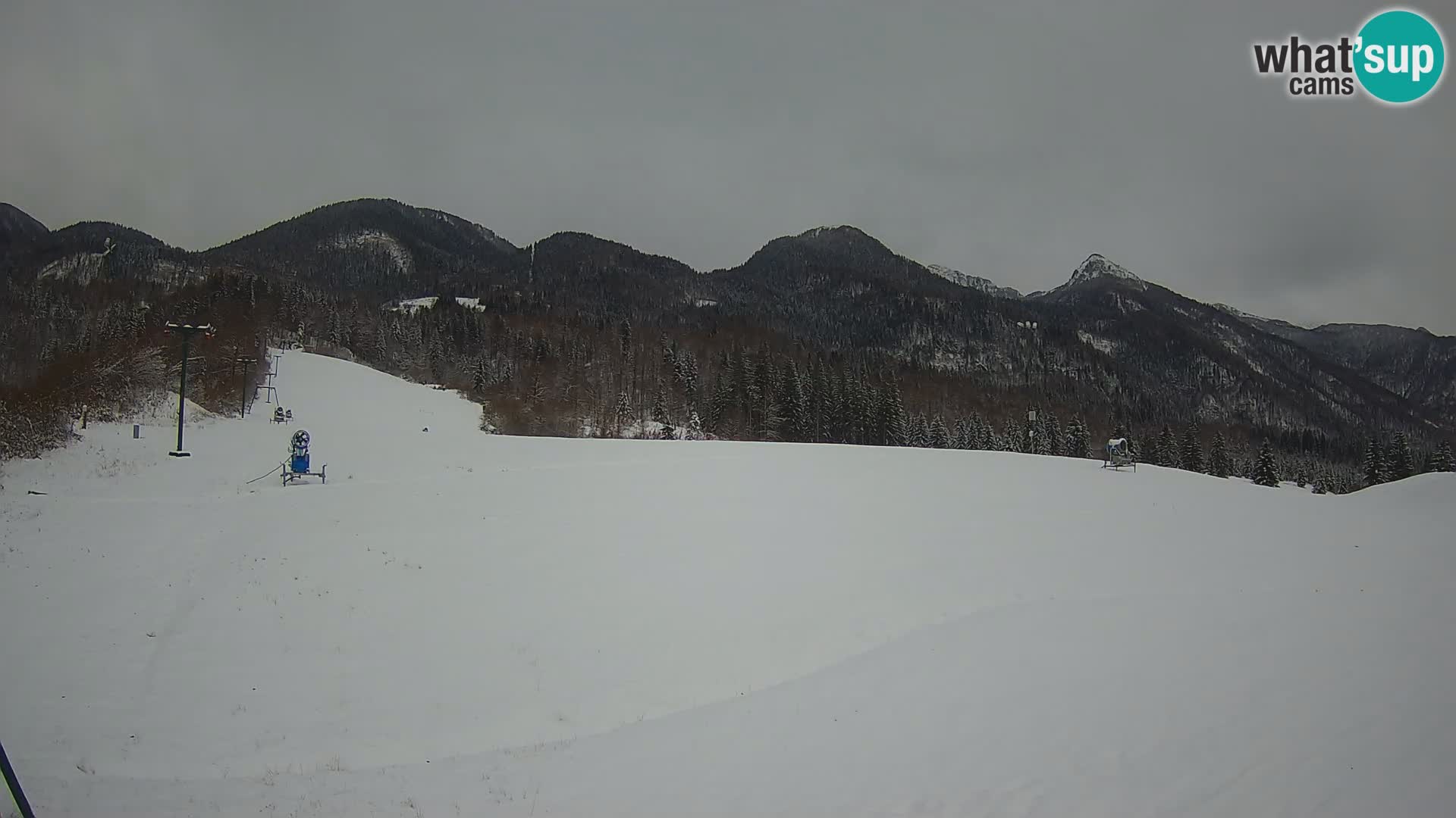 Estación de esquí webcam en vivo – Smučišče Kozji hrbet – Bohinjska Bistrica – Eslovenia