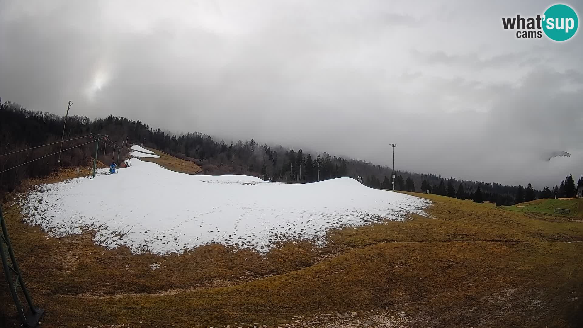 Webcam Kozji Hrbet – Liveblick von der Skistation in Bohinjska Bistrica