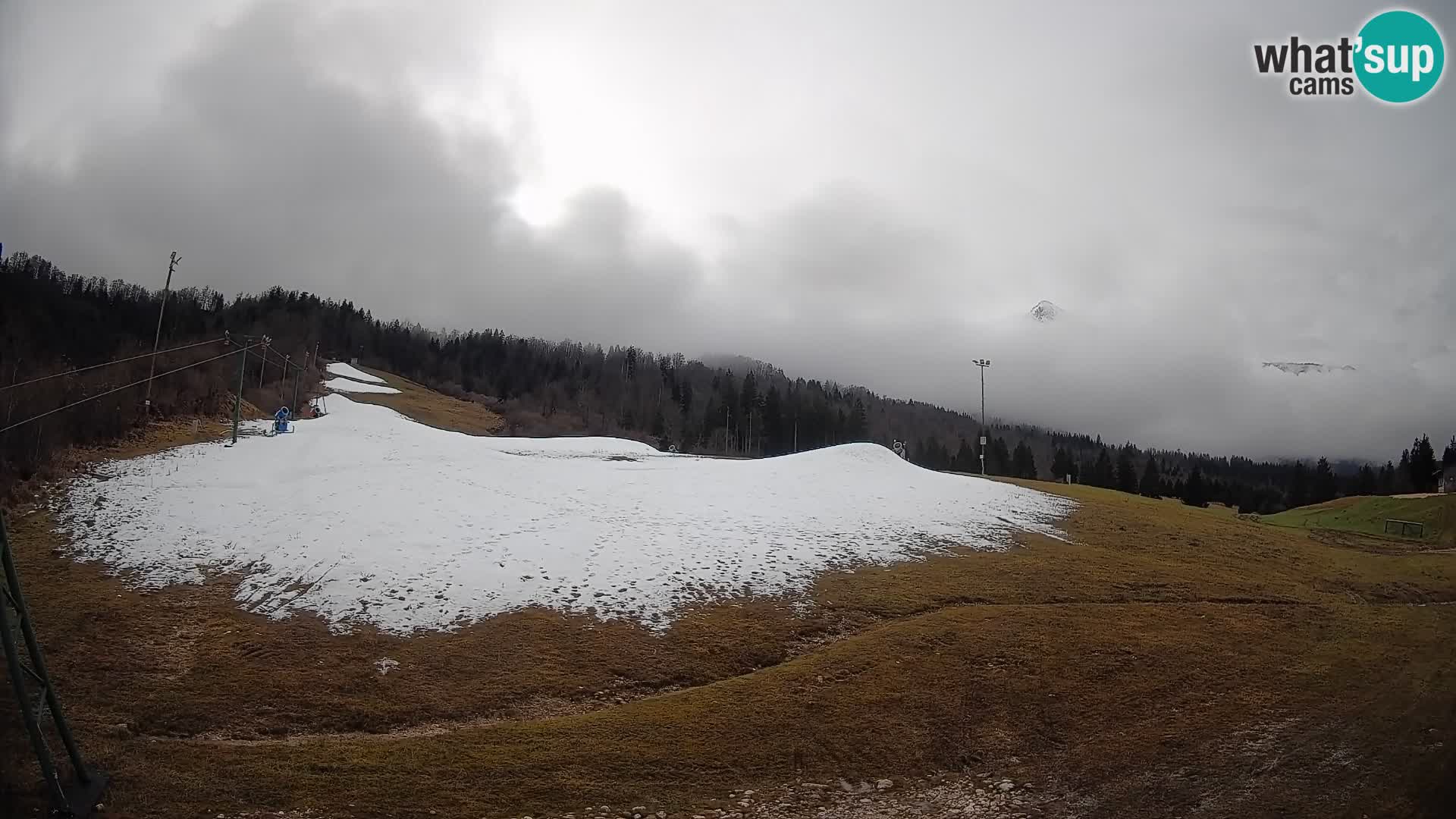 Webcam Kozji Hrbet – Live View from the Ski Station in Bohinjska Bistrica