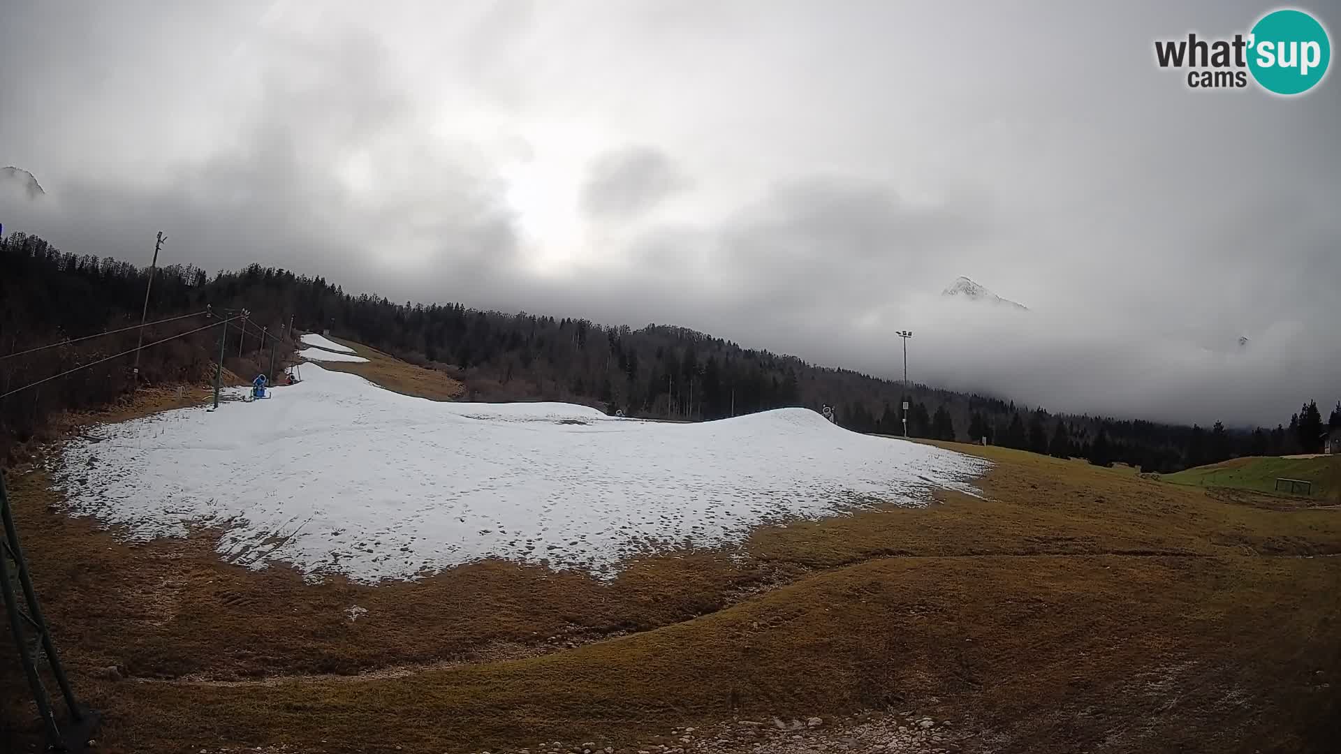 Cámara web Kozji Hrbet – Vista en vivo desde la estación de esquí de Bohinjska Bistrica