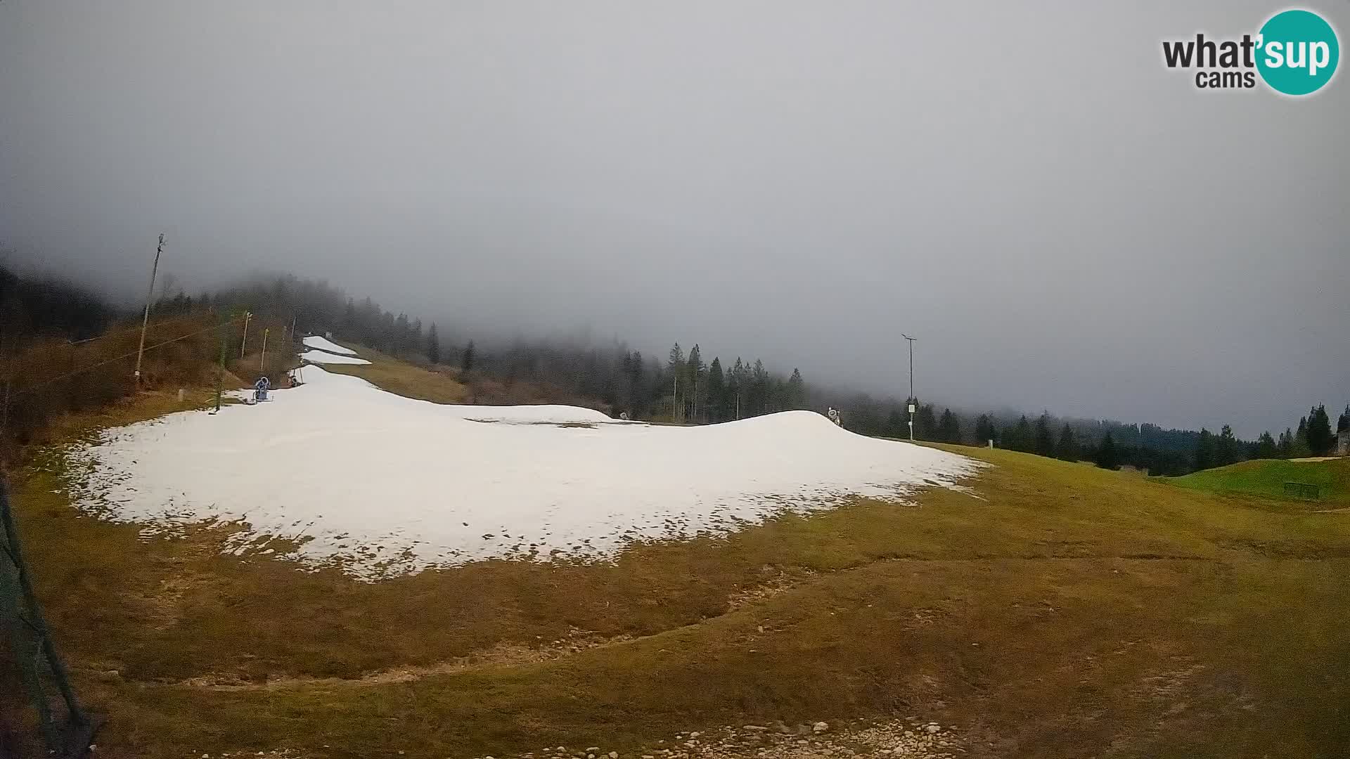 Spletna kamera Kozji Hrbet – Pogled v živo s smučišča v Bohinjski Bistrici