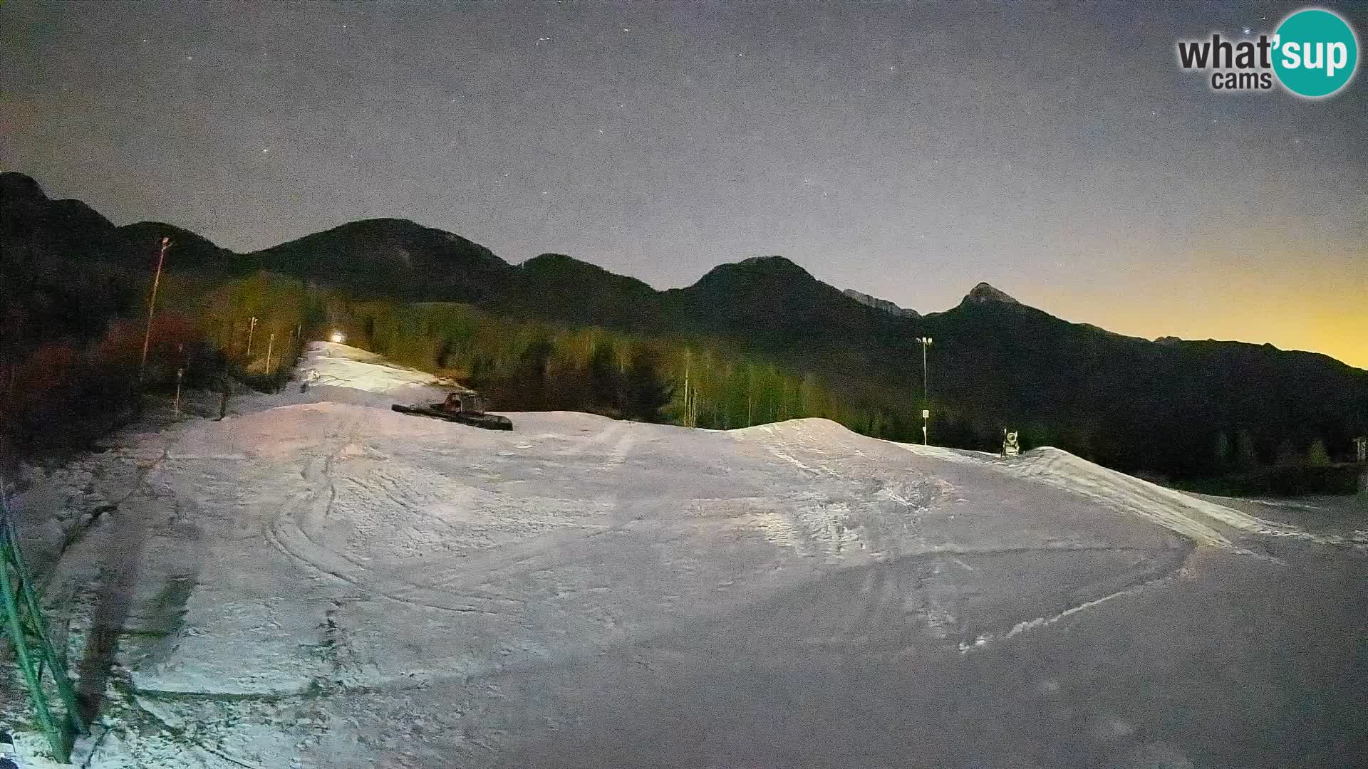 Webcam Kozji Hrbet – Vista live dalla stazione sciistica di Bohinjska Bistrica