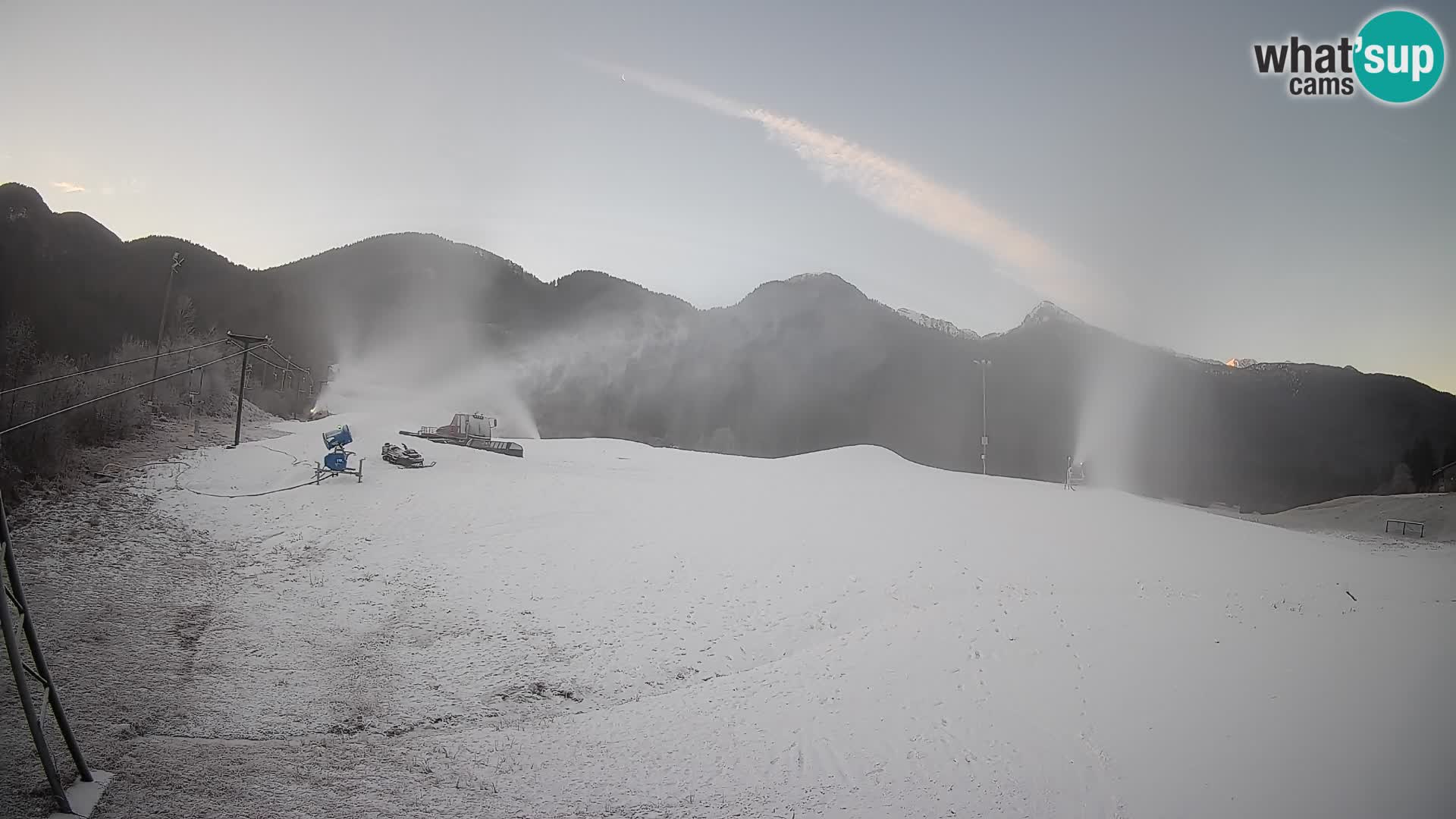 Webcam Kozji Hrbet – Live View from the Ski Station in Bohinjska Bistrica