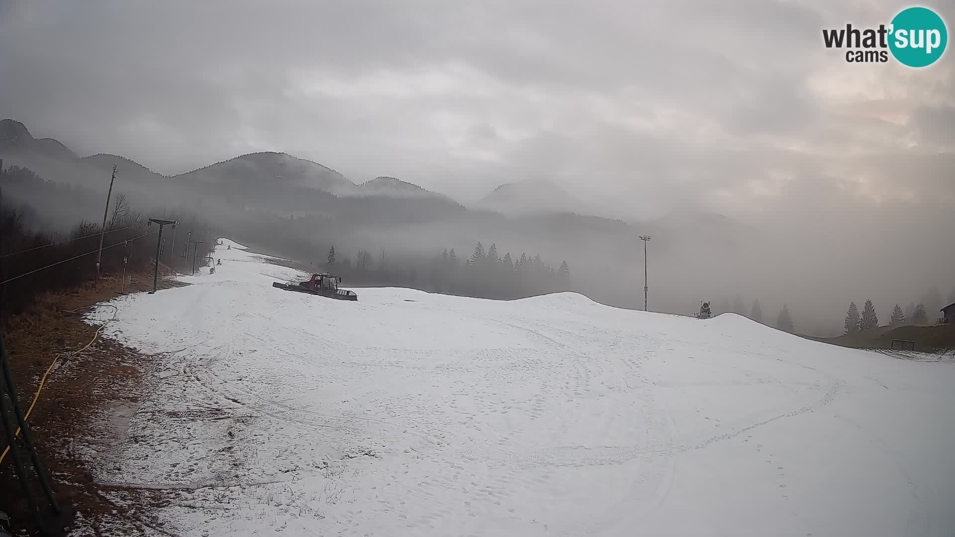 Cámara web Kozji Hrbet – Vista en vivo desde la estación de esquí de Bohinjska Bistrica