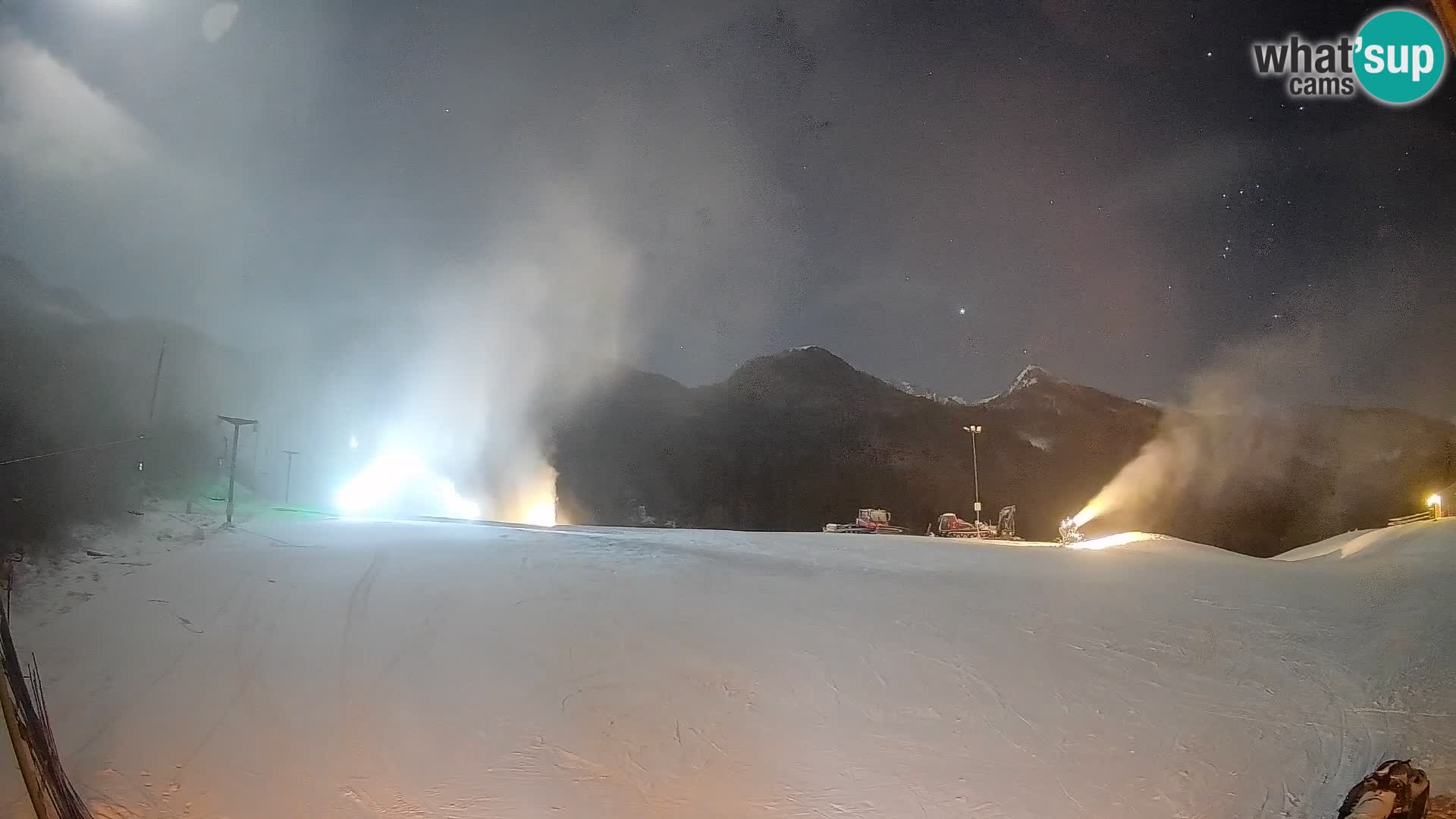 Web kamera Kozji Hrbet – Pogled uživo sa skijališta u Bohinjska Bistrica