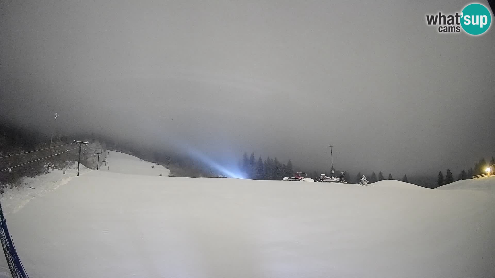 Web kamera Kozji Hrbet – Pogled uživo sa skijališta u Bohinjska Bistrica