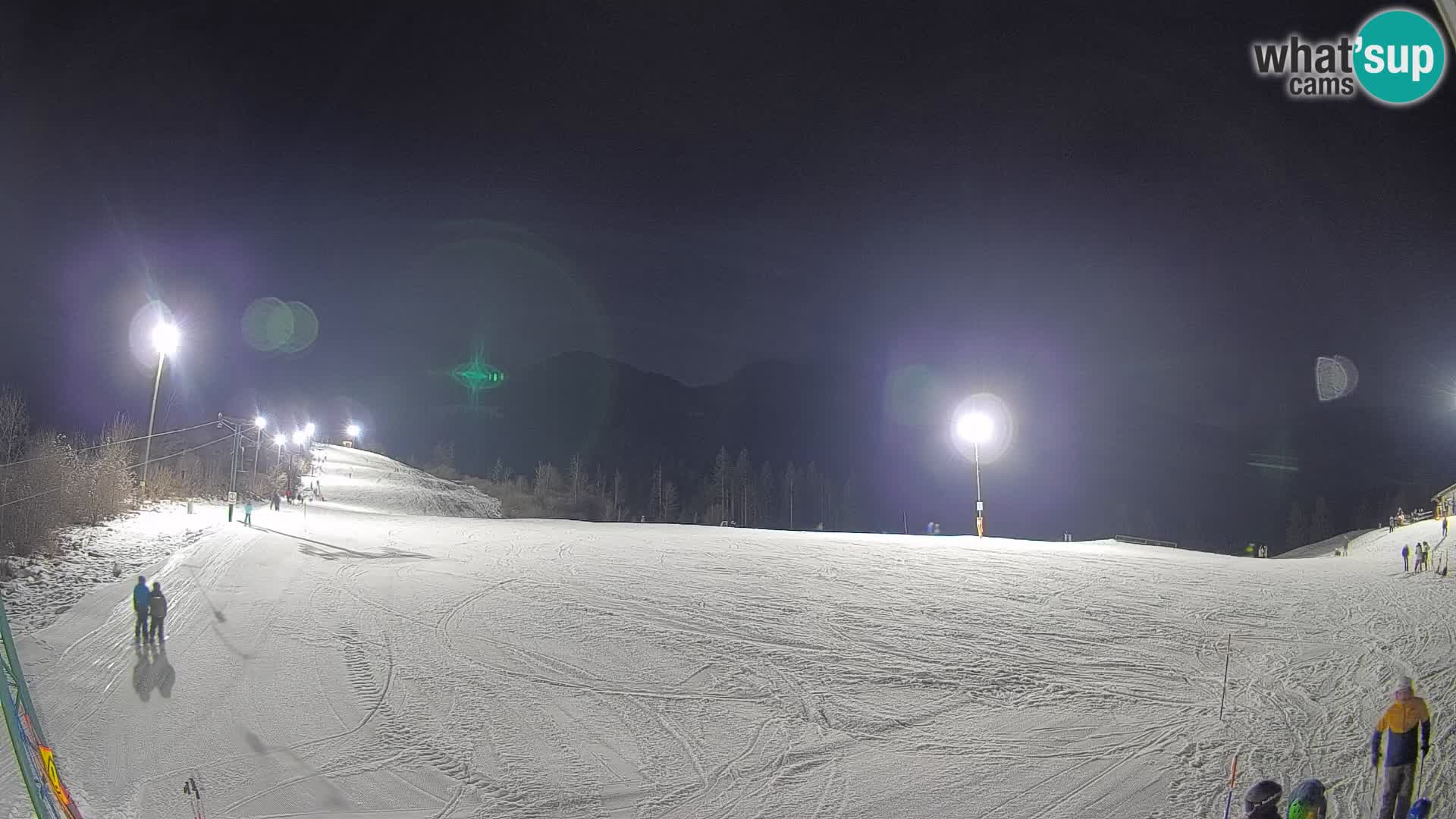 Cámara web Kozji Hrbet – Vista en vivo desde la estación de esquí de Bohinjska Bistrica