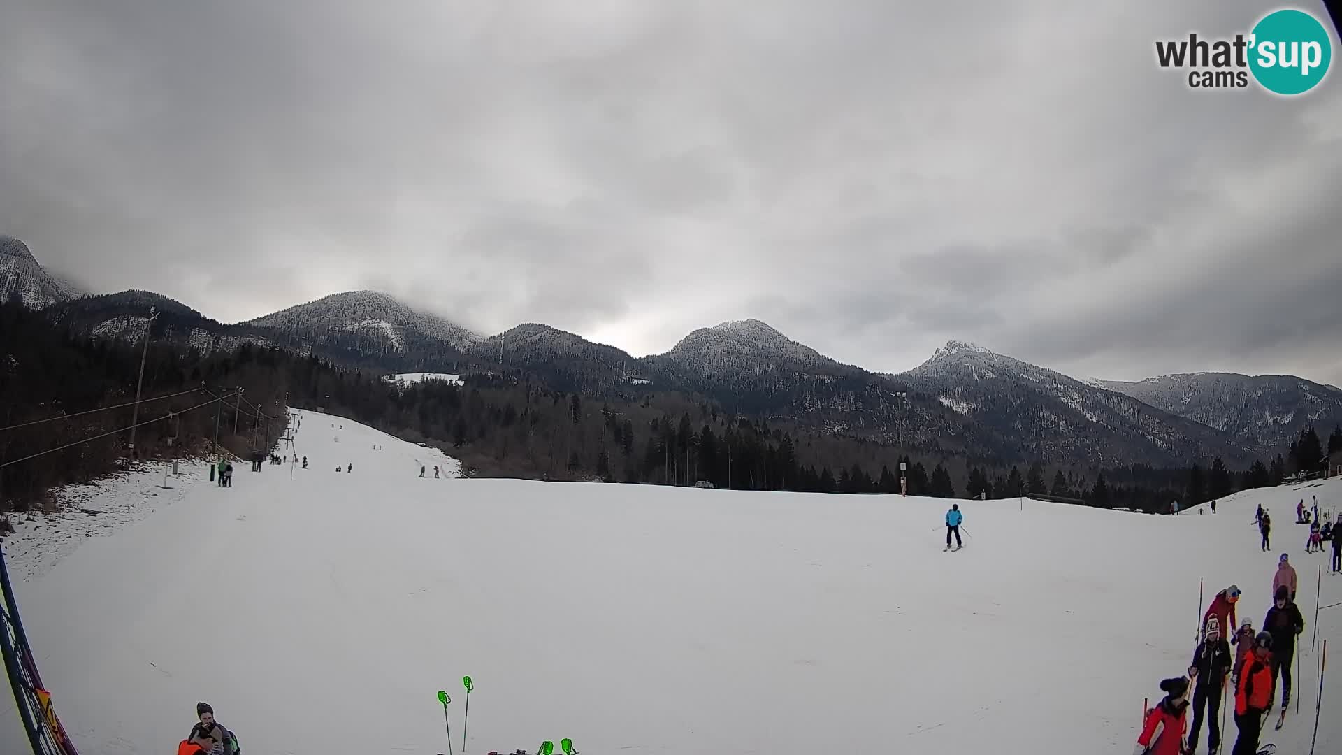 Spletna kamera Kozji Hrbet – Pogled v živo s smučišča v Bohinjski Bistrici