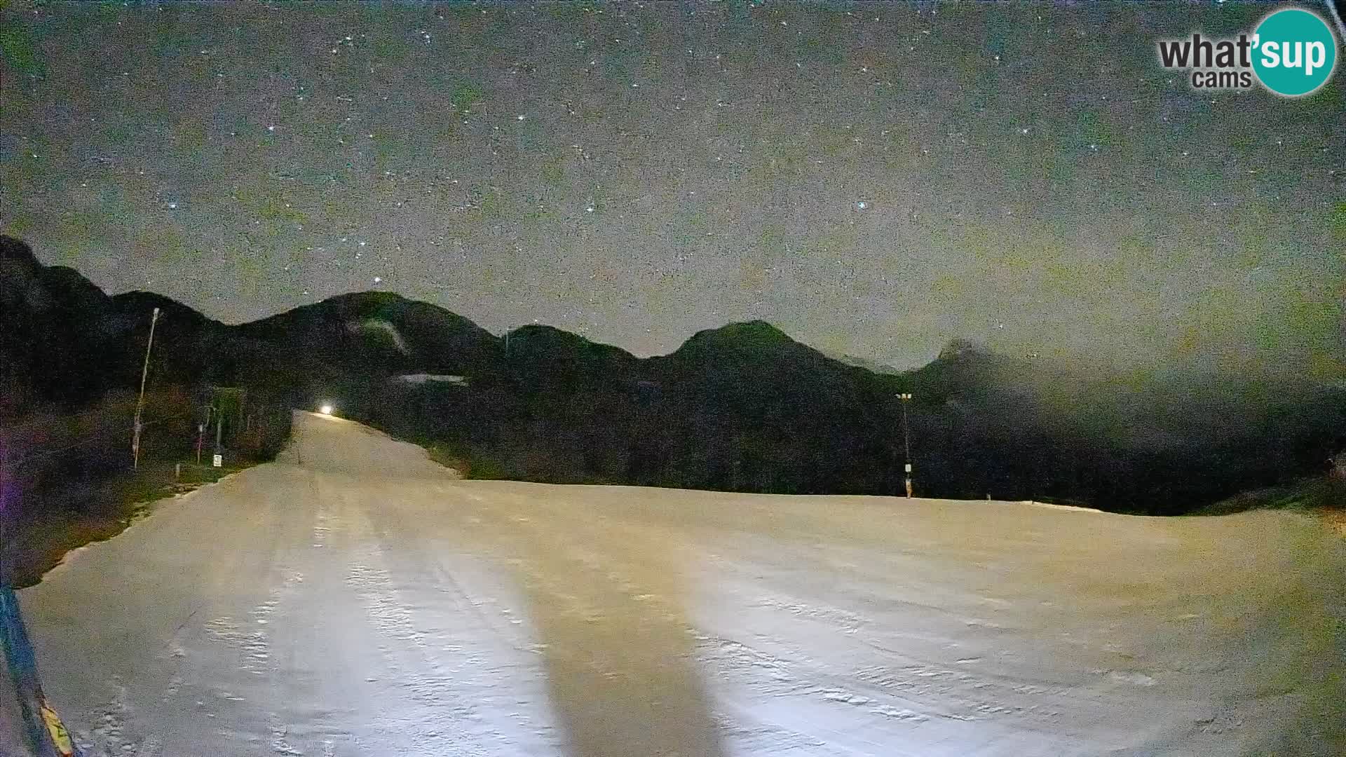 Cámara web Kozji Hrbet – Vista en vivo desde la estación de esquí de Bohinjska Bistrica