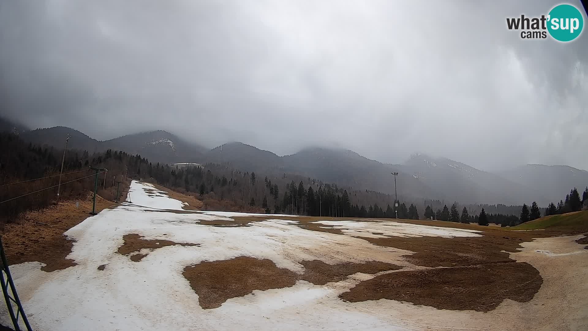 Webcam Kozji Hrbet – Liveblick von der Skistation in Bohinjska Bistrica