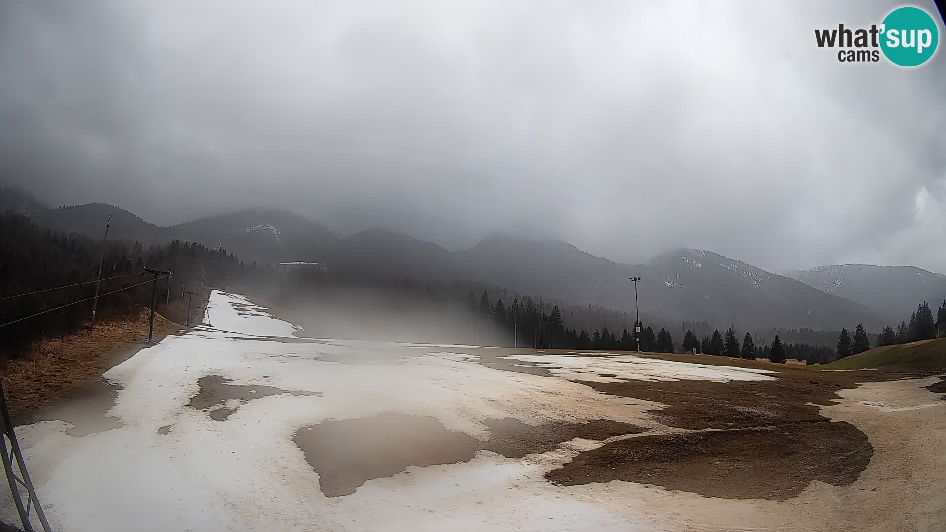 Webcam Kozji Hrbet – Vista live dalla stazione sciistica di Bohinjska Bistrica