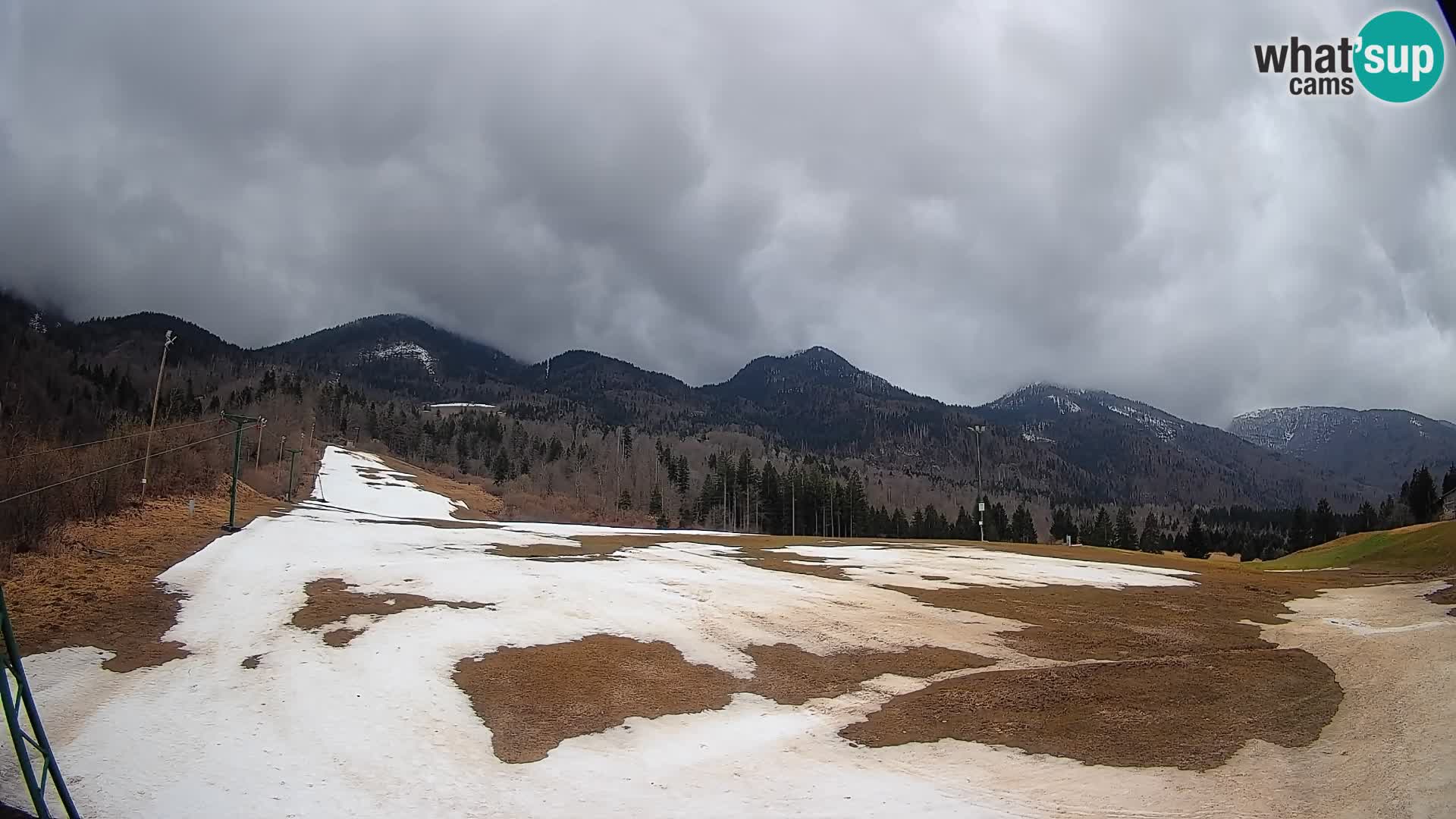 Webcam Kozji Hrbet – Live View from the Ski Station in Bohinjska Bistrica