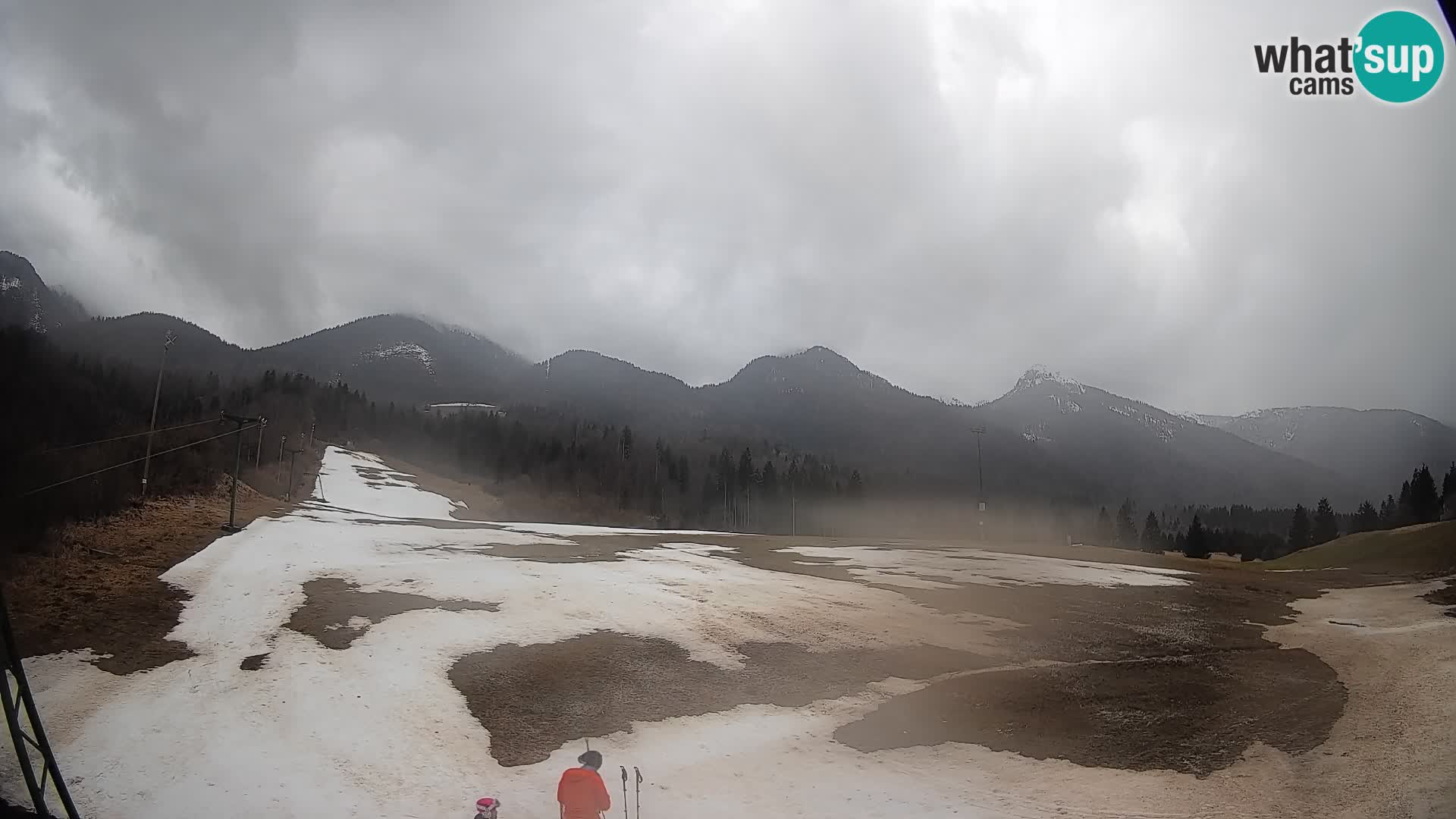 Cámara web Kozji Hrbet – Vista en vivo desde la estación de esquí de Bohinjska Bistrica