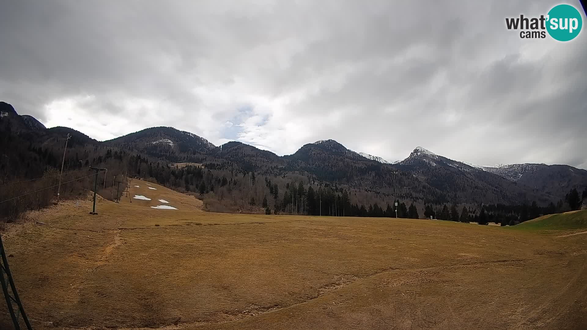 Cámara web Kozji Hrbet – Vista en vivo desde la estación de esquí de Bohinjska Bistrica