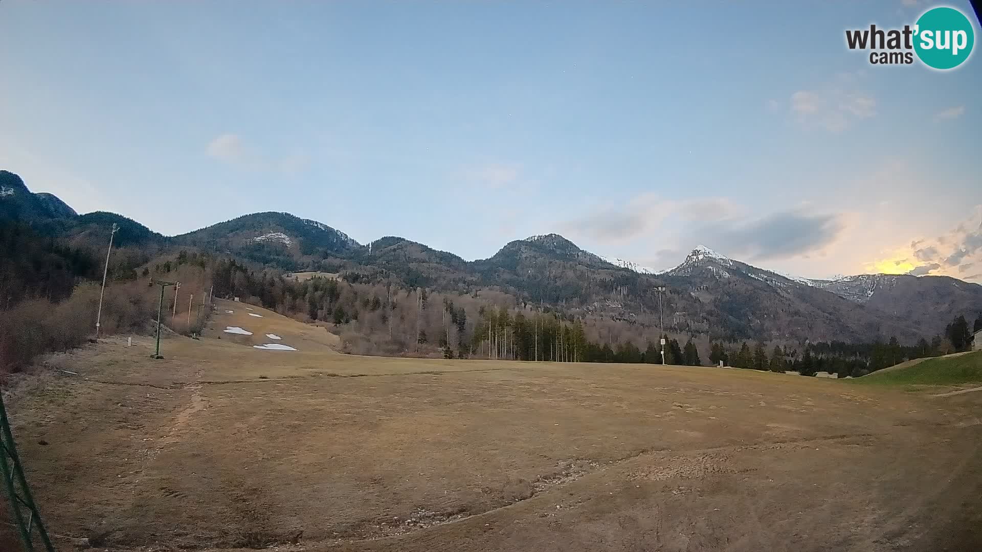 Cámara web Kozji Hrbet – Vista en vivo desde la estación de esquí de Bohinjska Bistrica