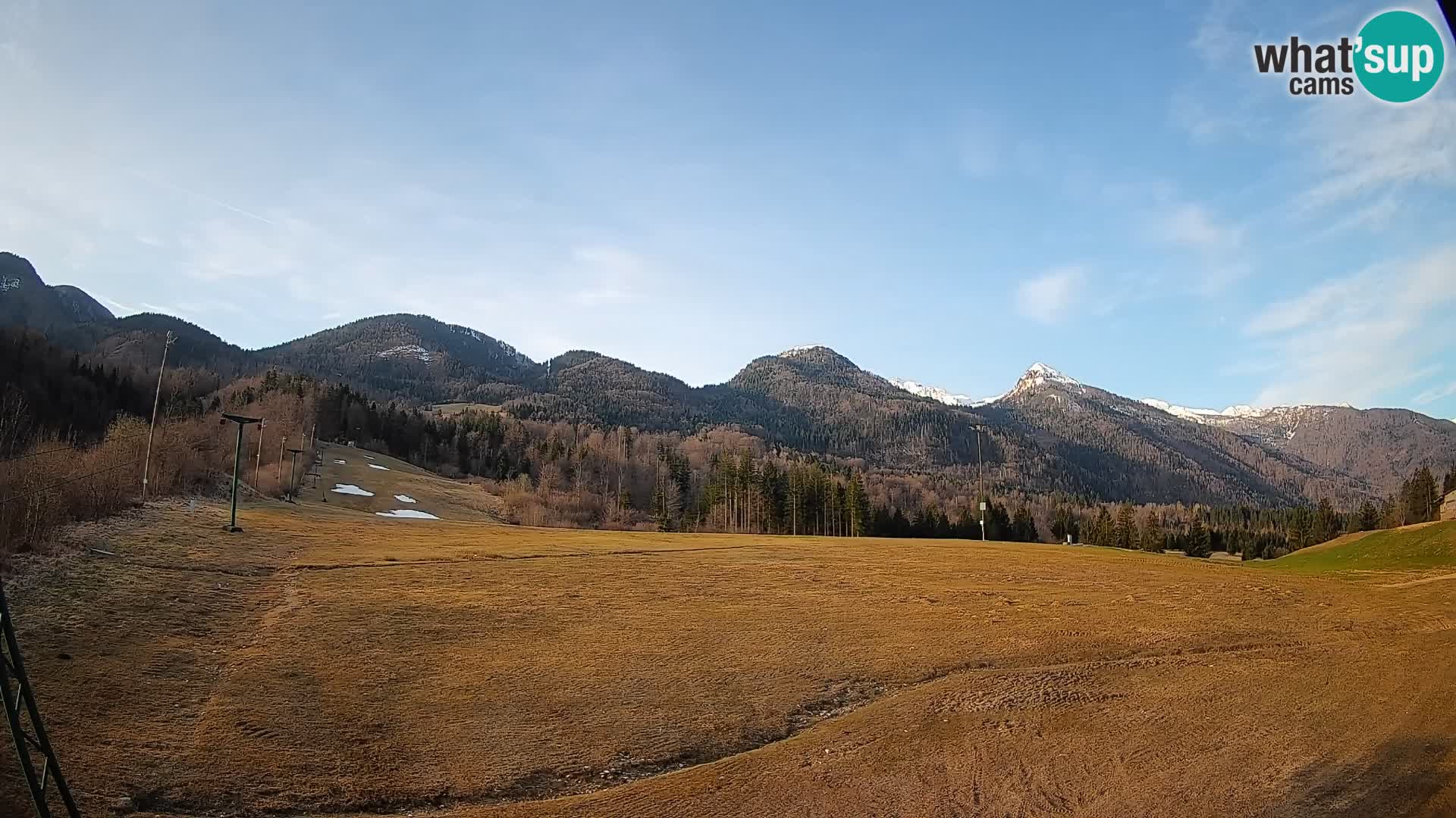 Webcam Kozji Hrbet – Vista live dalla stazione sciistica di Bohinjska Bistrica