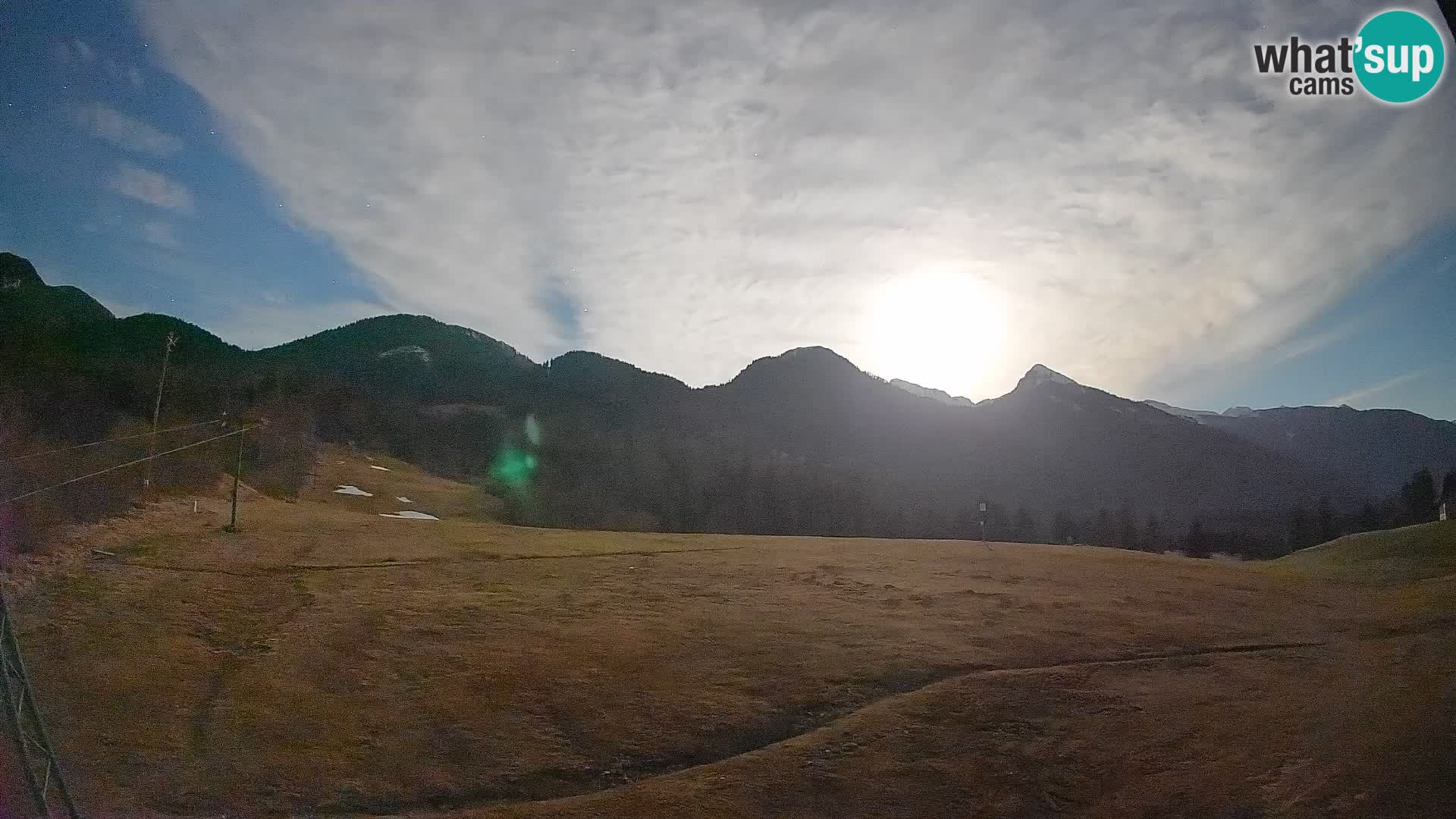 Webcam Kozji Hrbet – Live View from the Ski Station in Bohinjska Bistrica