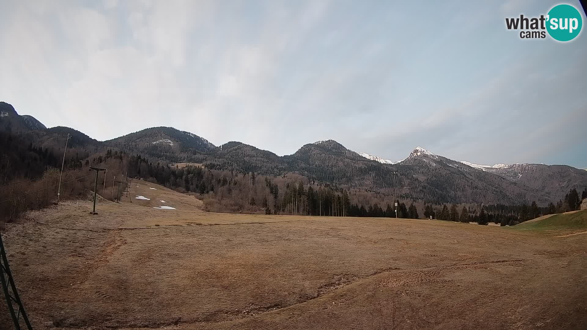 Cámara web Kozji Hrbet – Vista en vivo desde la estación de esquí de Bohinjska Bistrica