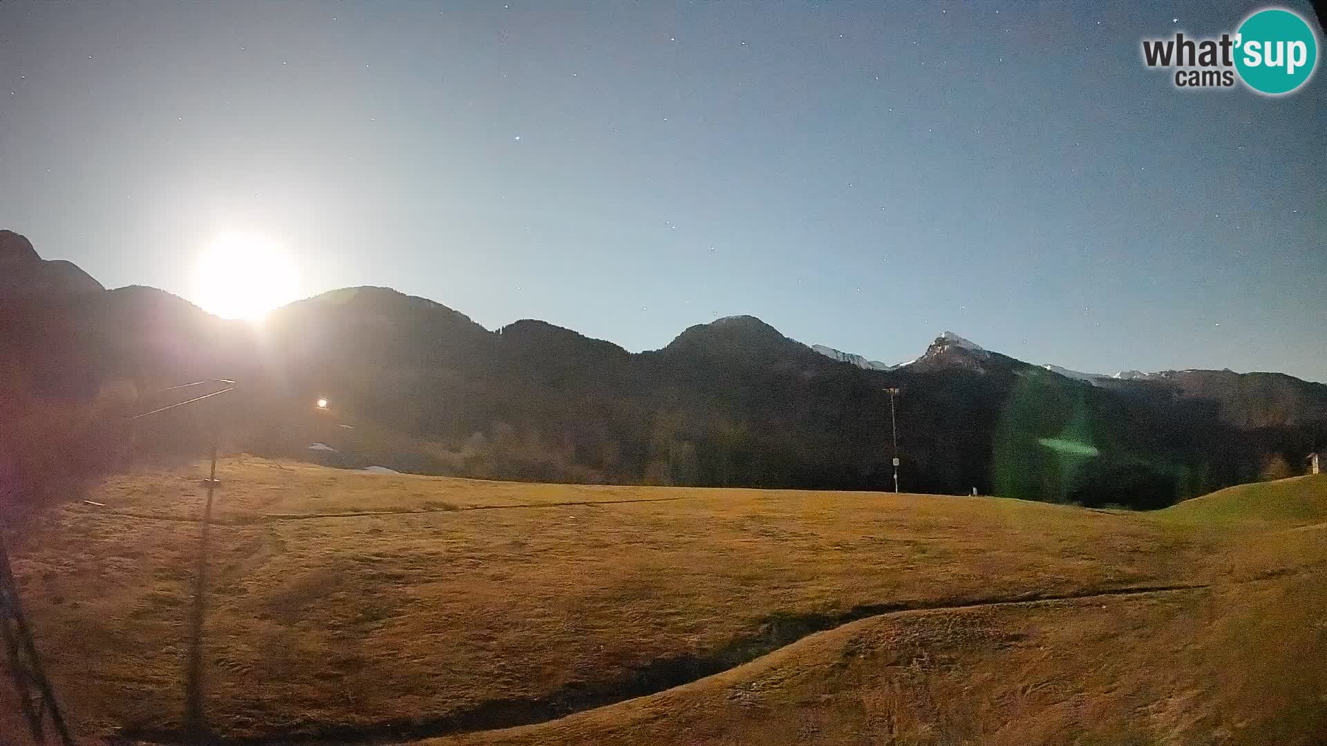 Webcam Kozji Hrbet – Vue en direct depuis la station de ski de Bohinjska Bistrica