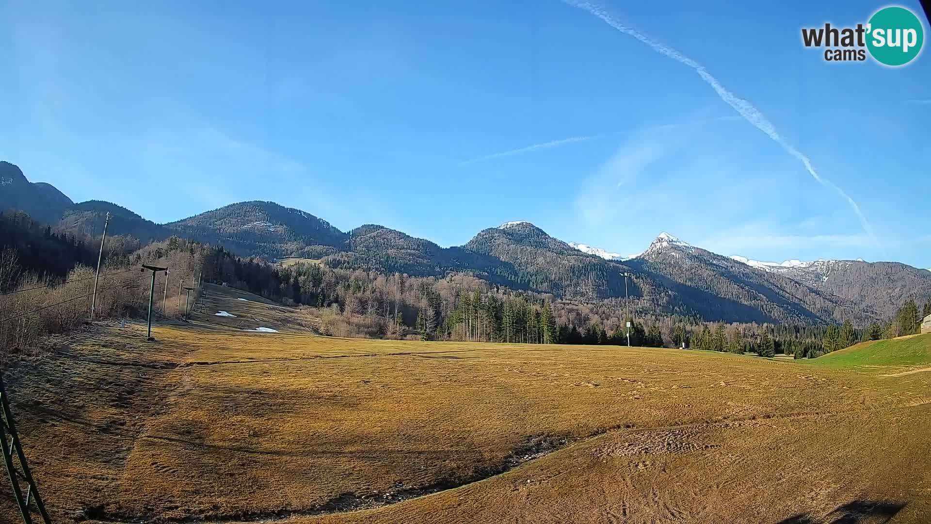 Webcam Kozji Hrbet – Live View from the Ski Station in Bohinjska Bistrica