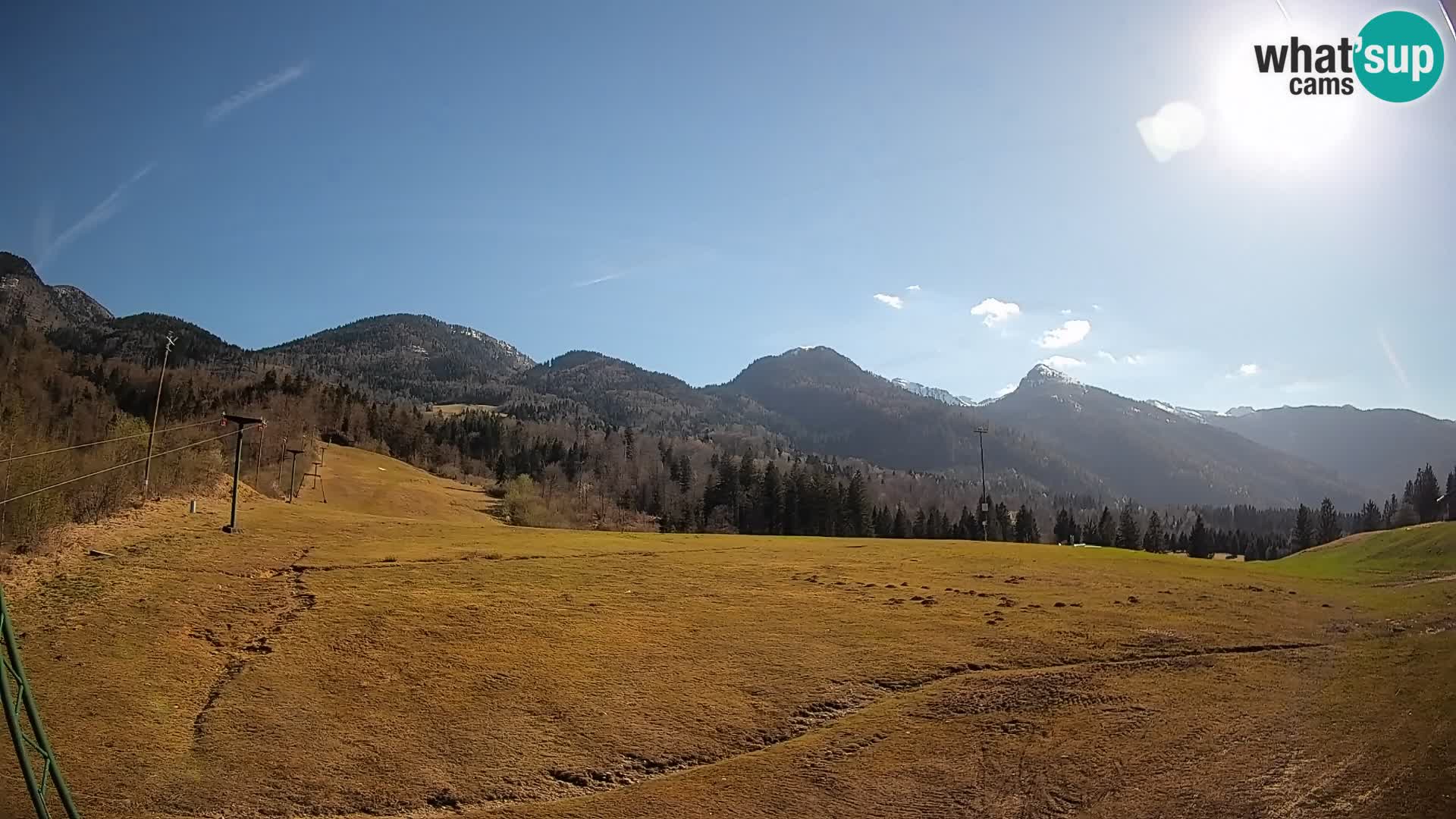 Spletna kamera Kozji Hrbet – Pogled v živo s smučišča v Bohinjski Bistrici