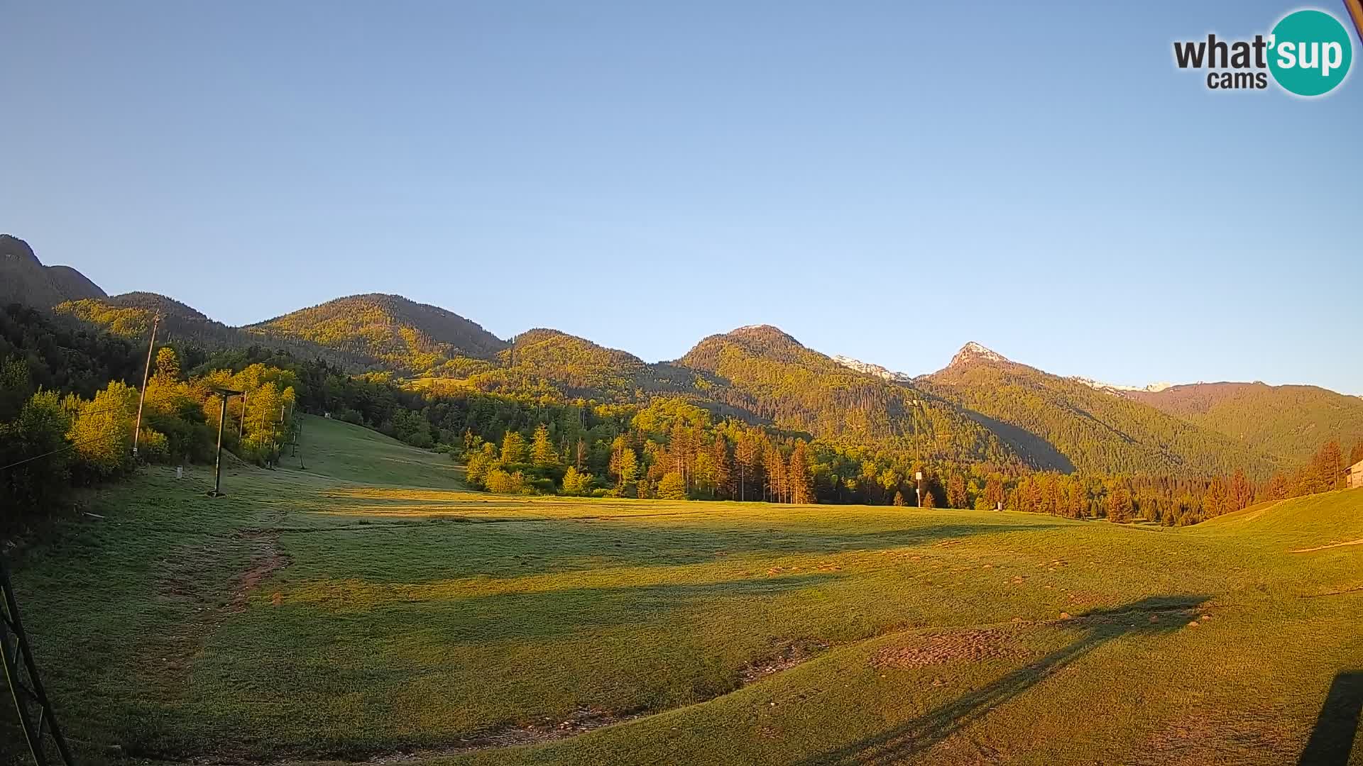 Cámara web Kozji Hrbet – Vista en vivo desde la estación de esquí de Bohinjska Bistrica