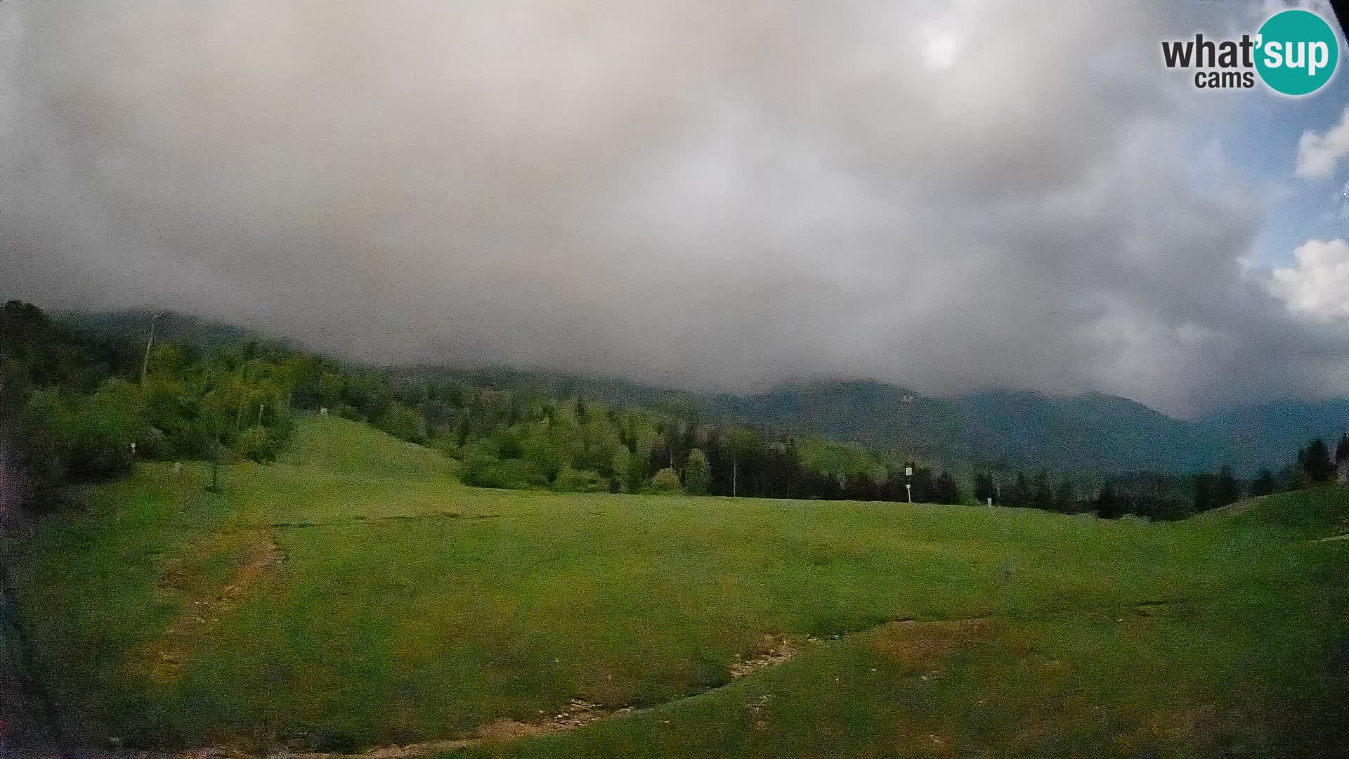 Webcam Kozji Hrbet – Vista live dalla stazione sciistica di Bohinjska Bistrica