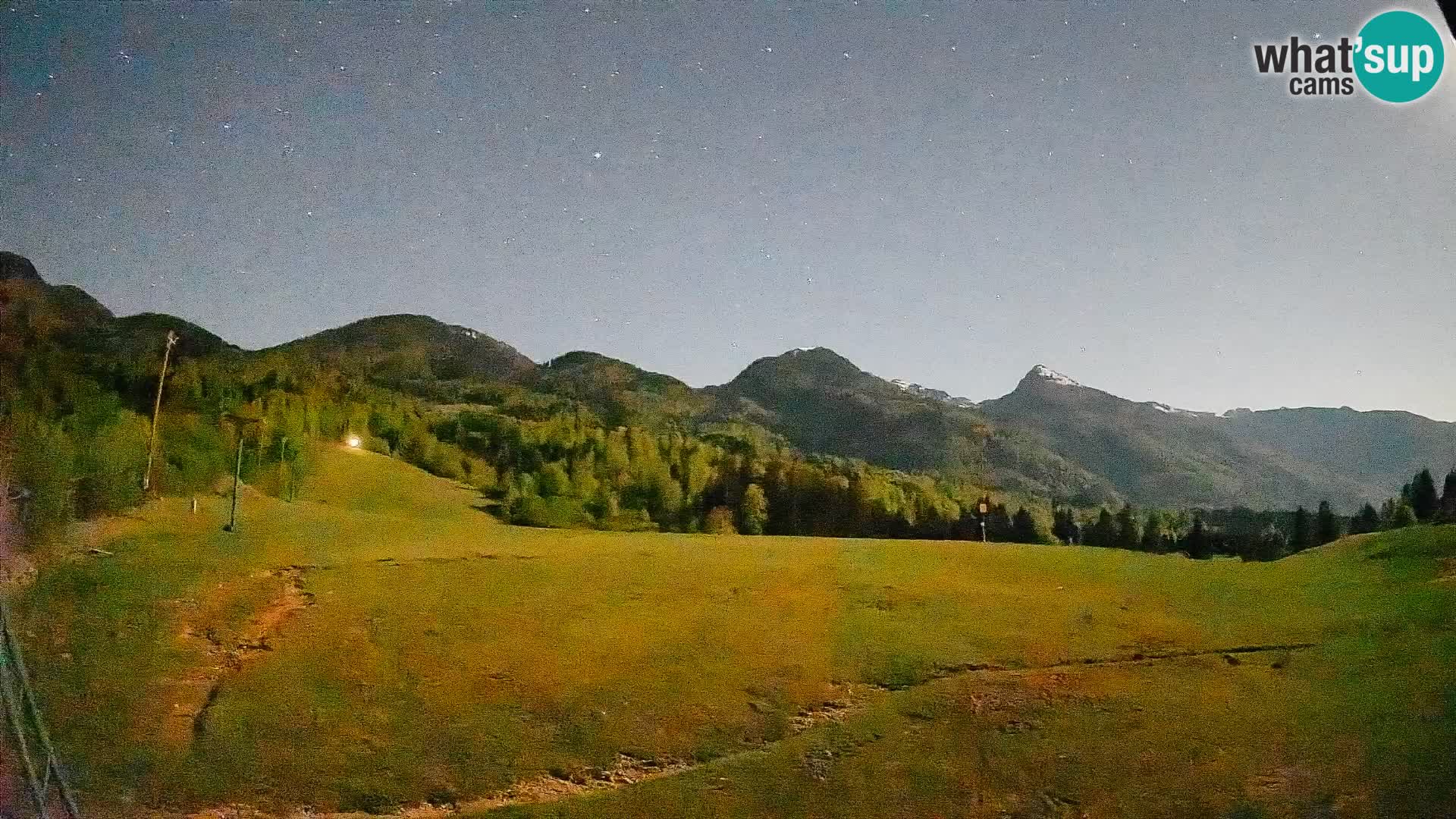 Webcam Kozji Hrbet – Live View from the Ski Station in Bohinjska Bistrica