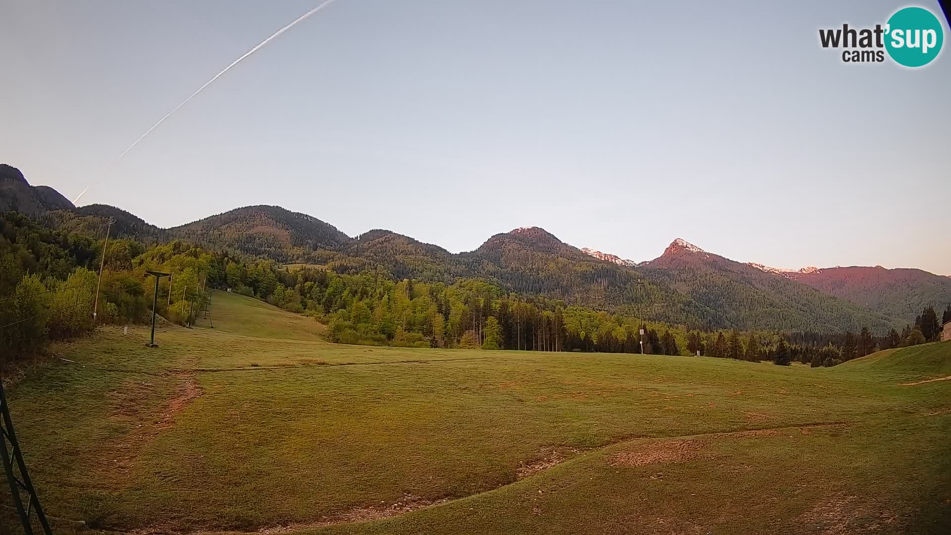 Webcam Kozji Hrbet – Liveblick von der Skistation in Bohinjska Bistrica