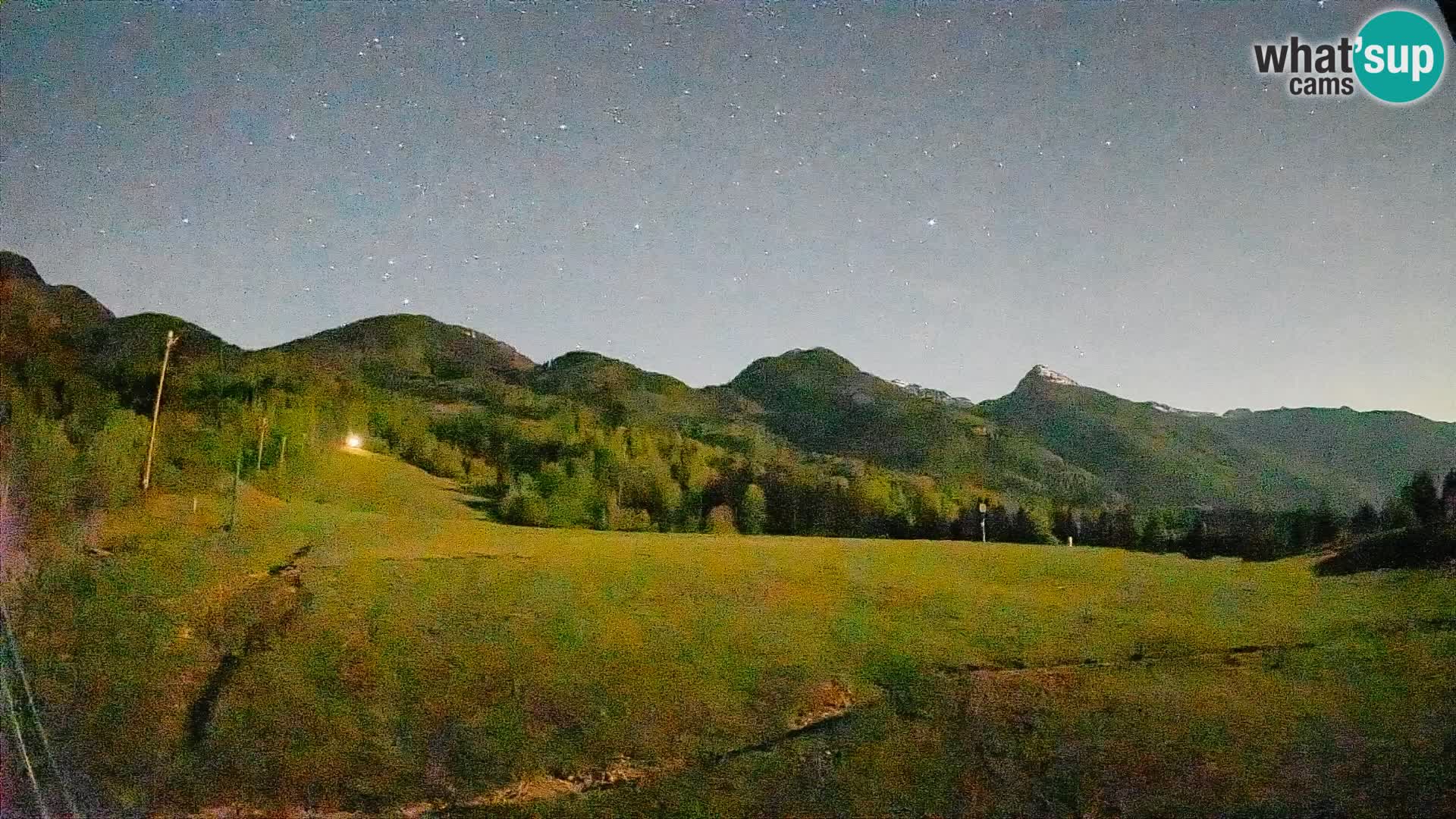 Cámara web Kozji Hrbet – Vista en vivo desde la estación de esquí de Bohinjska Bistrica