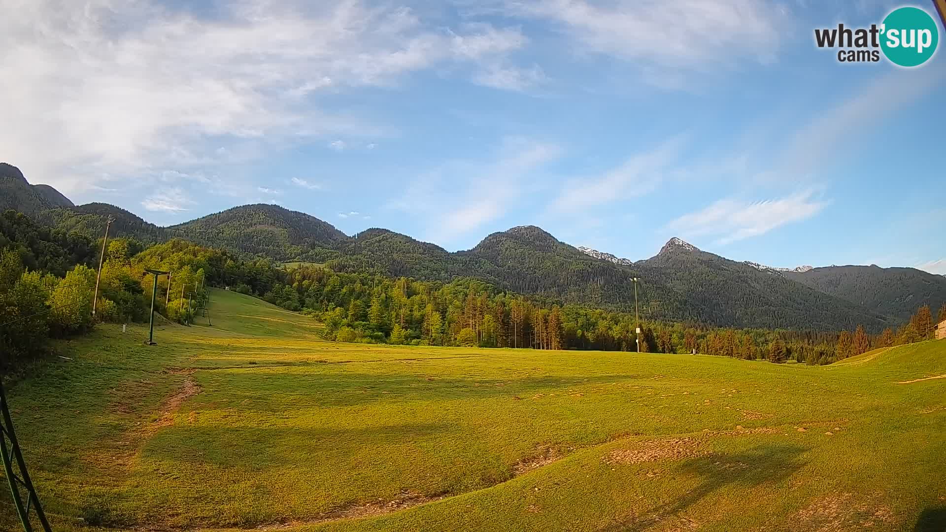 Webcam Kozji Hrbet – Liveblick von der Skistation in Bohinjska Bistrica