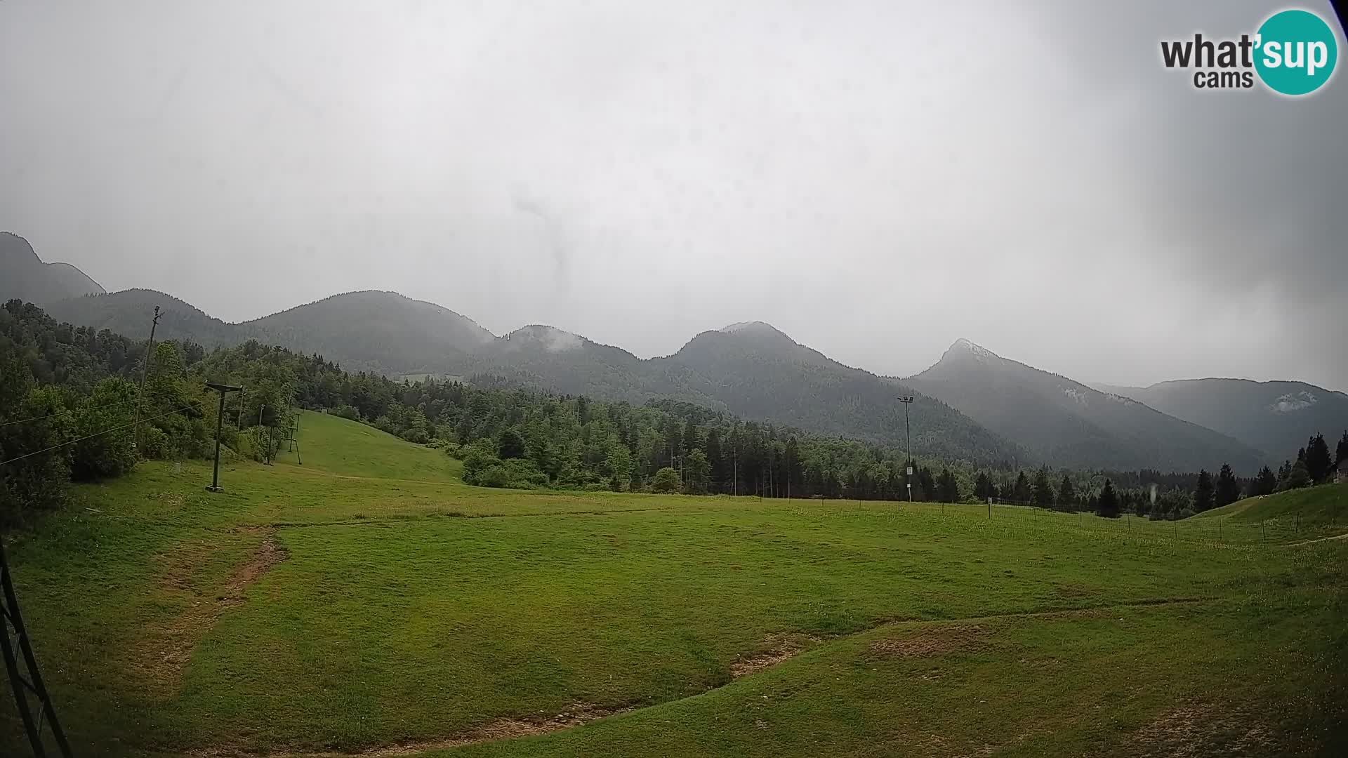 Webcam Kozji Hrbet – Vista live dalla stazione sciistica di Bohinjska Bistrica