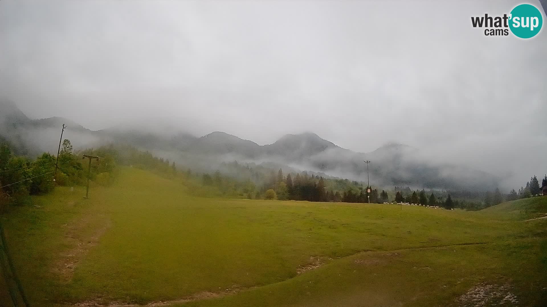 Webcam Kozji Hrbet – Vue en direct depuis la station de ski de Bohinjska Bistrica