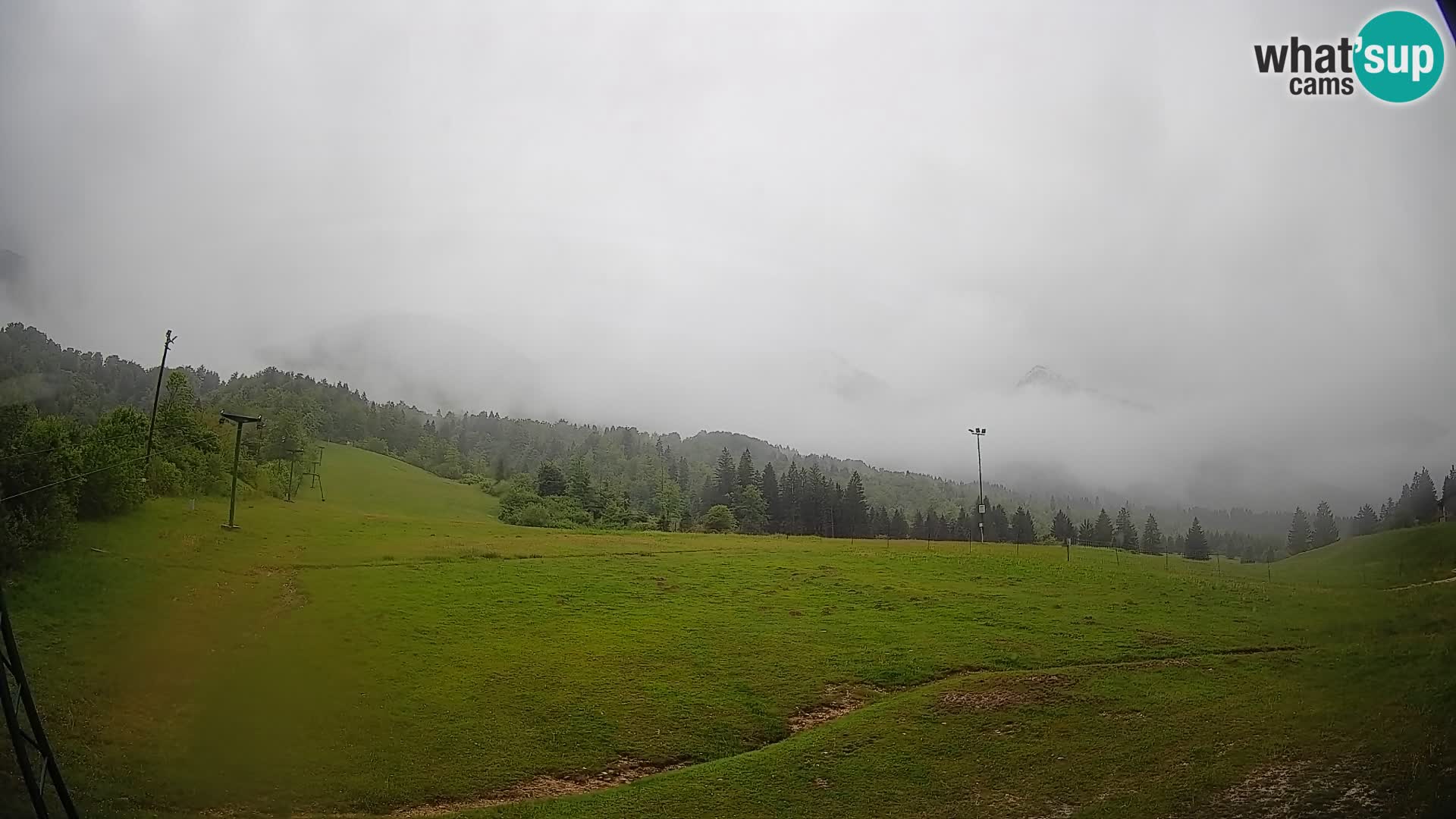 Webcam Kozji Hrbet – Live View from the Ski Station in Bohinjska Bistrica