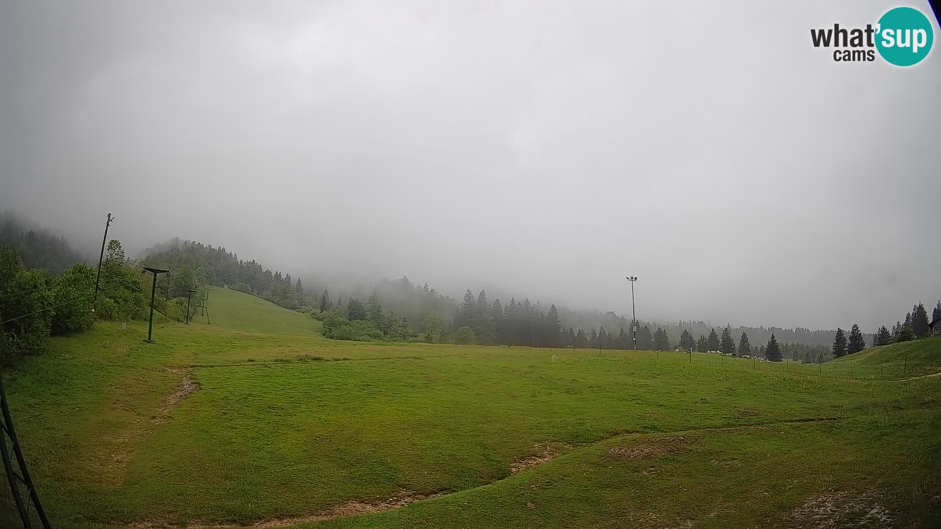 Web kamera Kozji Hrbet – Pogled uživo sa skijališta u Bohinjska Bistrica