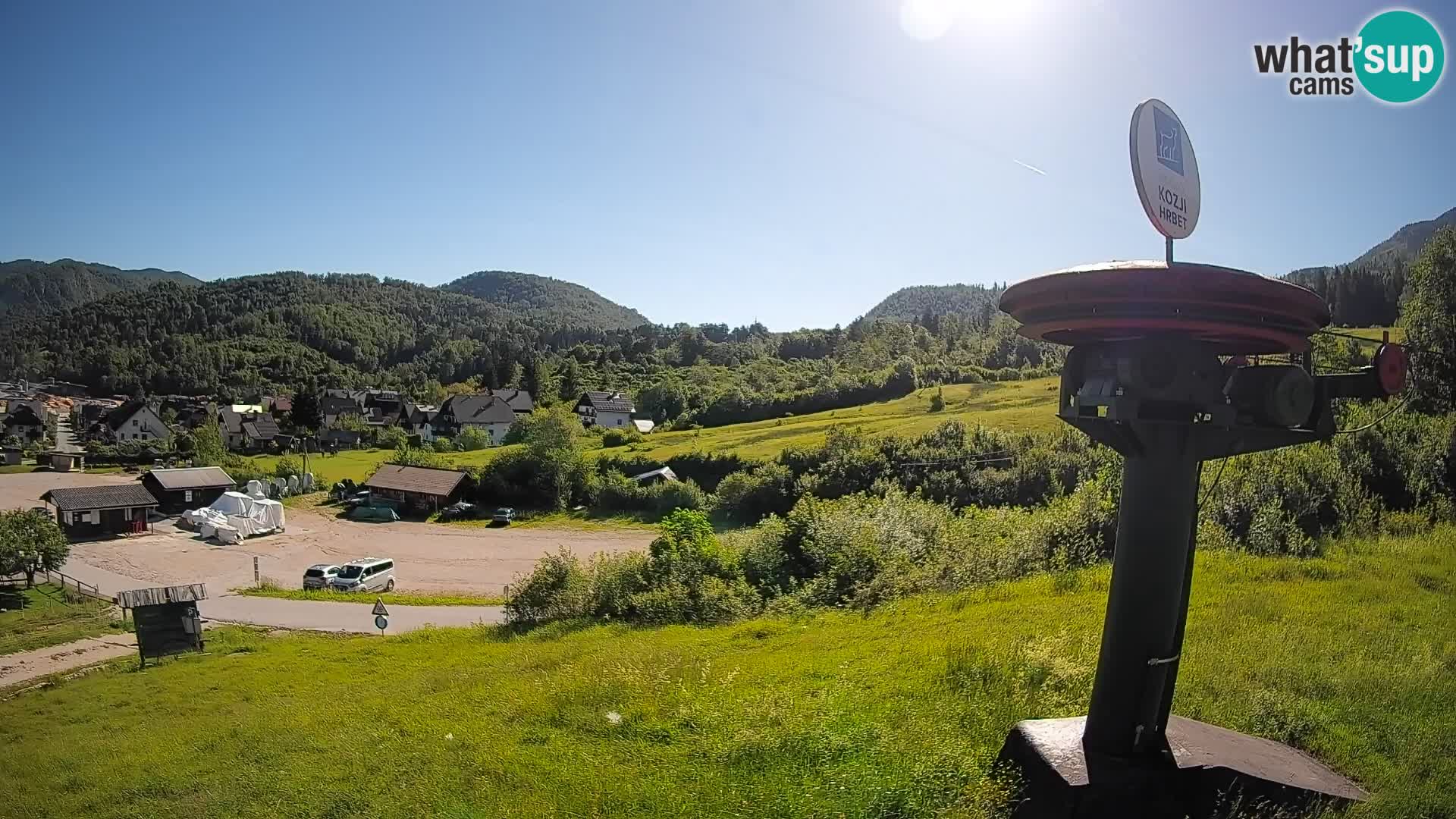 Cámara web Kozji Hrbet – Vista en vivo desde la estación de esquí de Bohinjska Bistrica