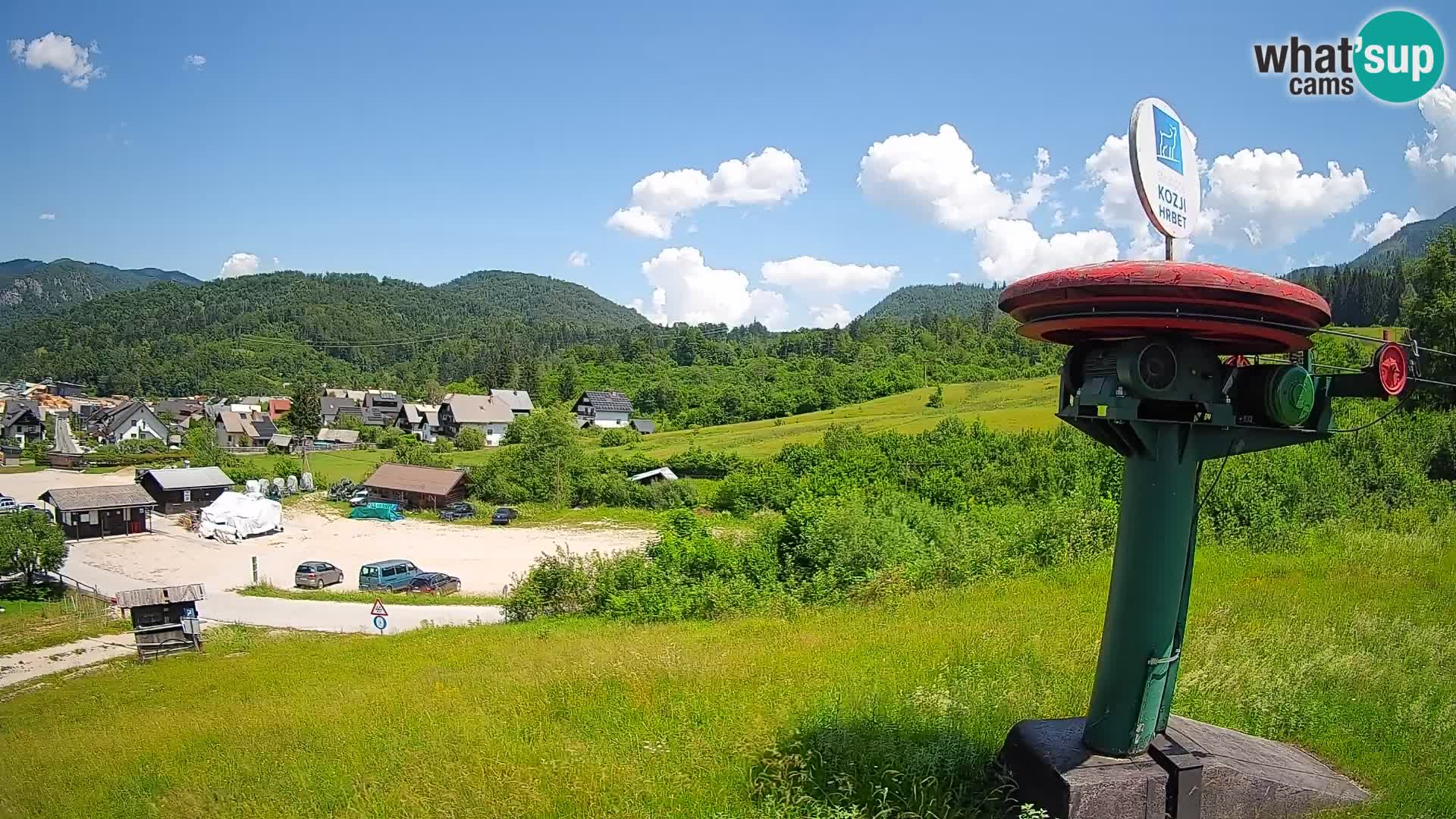 Webcam Kozji Hrbet – Liveblick von der Skistation in Bohinjska Bistrica