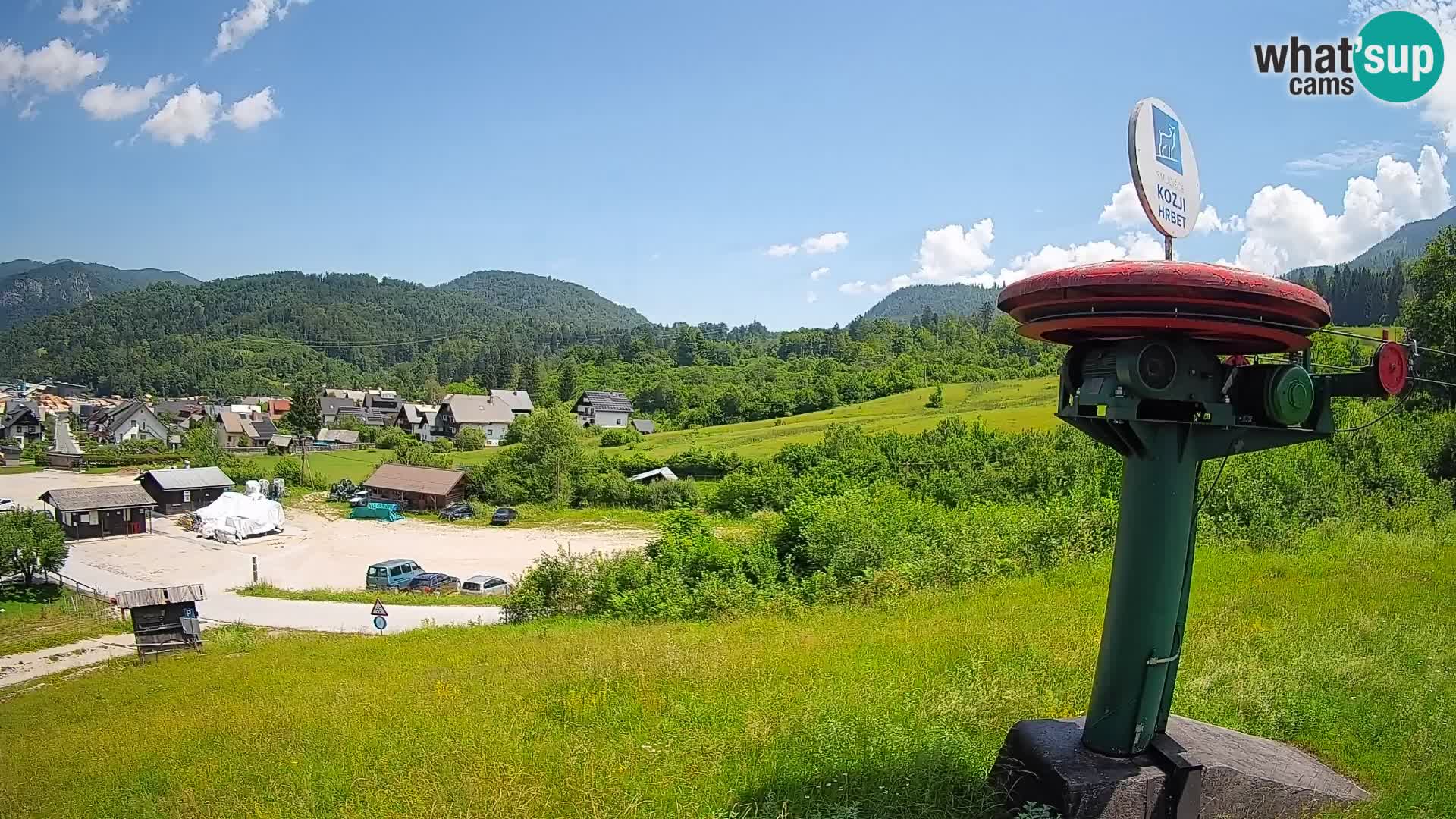 Cámara web Kozji Hrbet – Vista en vivo desde la estación de esquí de Bohinjska Bistrica